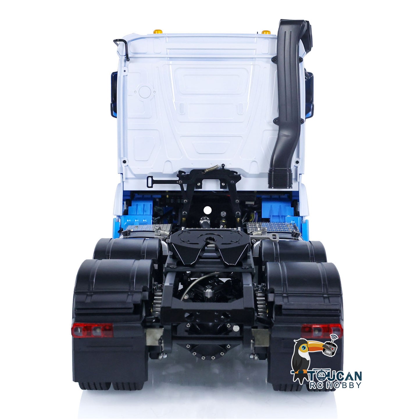 1/14 6x6 RC Tractor Truck RTR Wireless Control Car Electric Model Metal Chassis Sounds 2-Speed Gearbox Roof Rotation Light