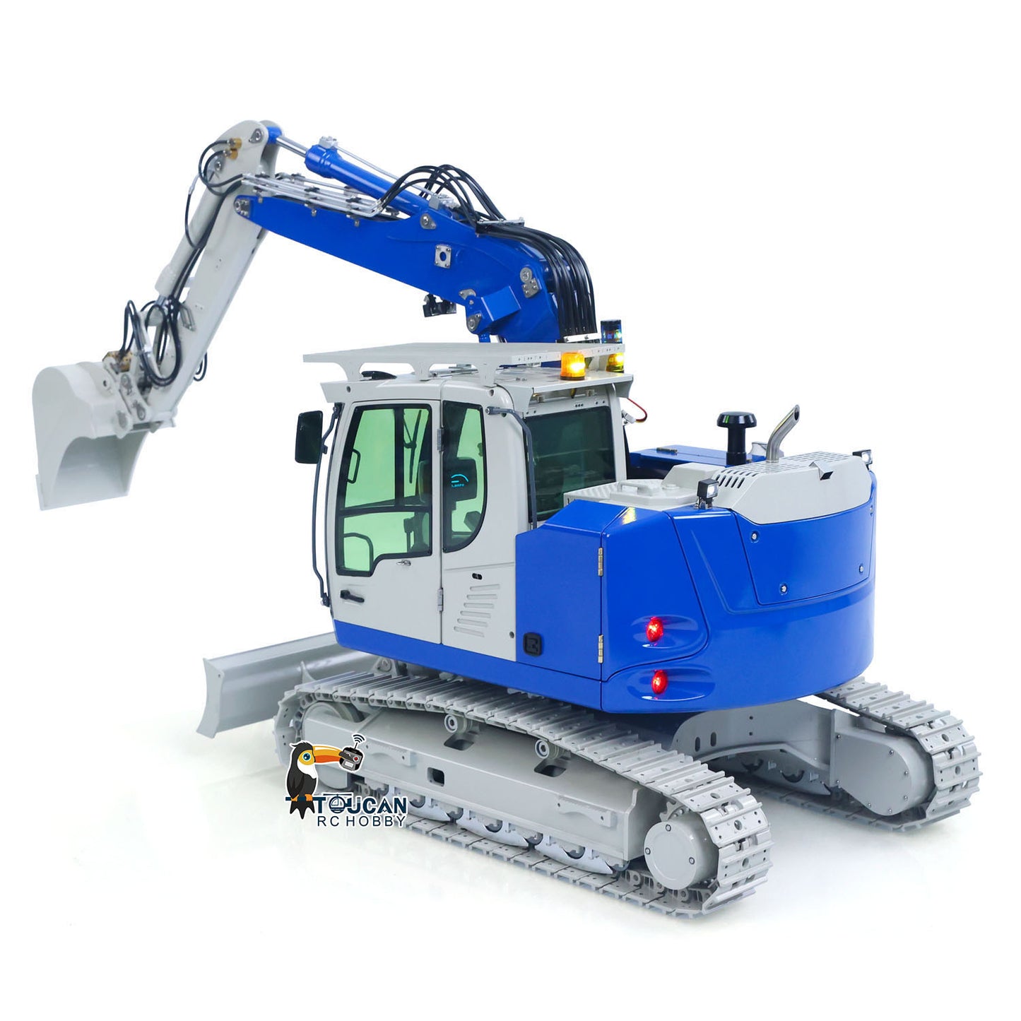 8ways Valve Metal 1/14 RC Hydraulic Excavator LR914 PRO MAX Remote Control Digger Construction Car PL18EV LITE Radio Battery