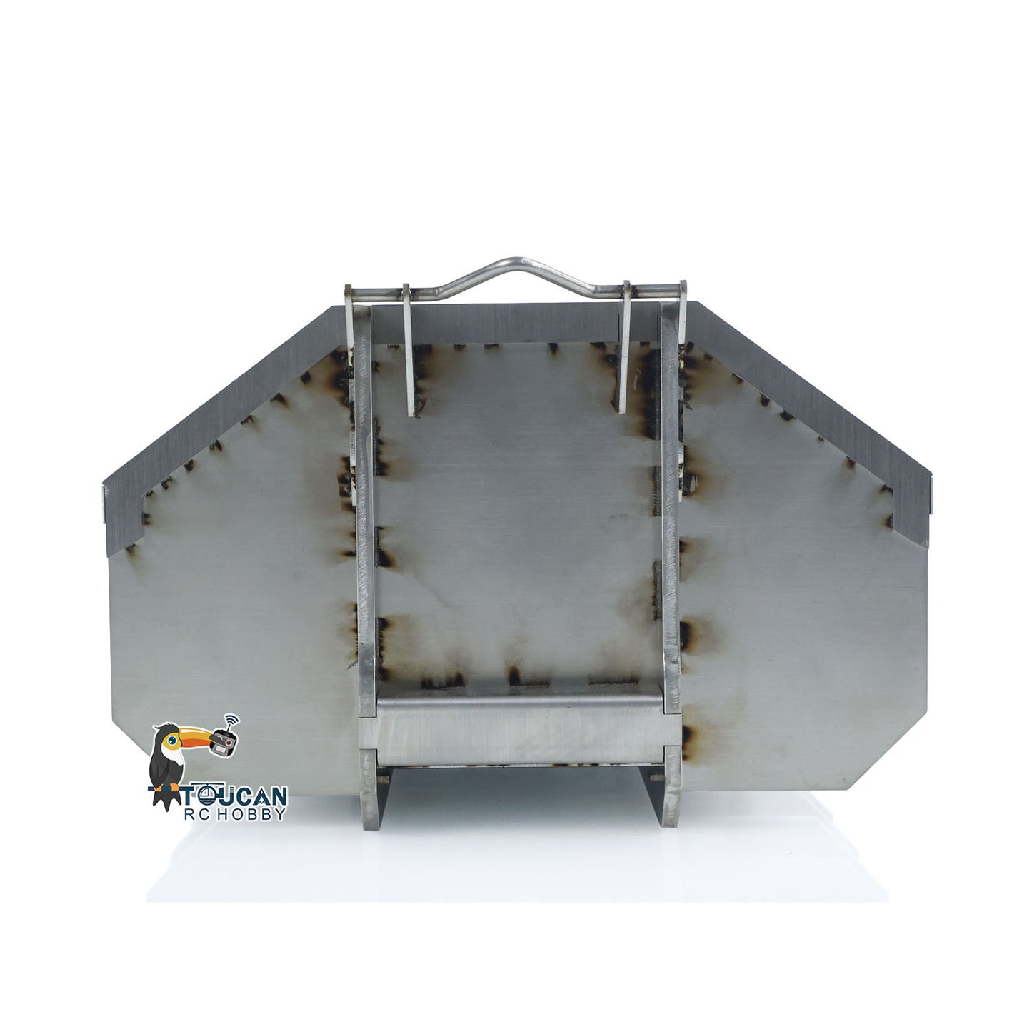 1/14 Metal Bucket for 10*10 RC Hydraulic Full Dump Truck 8*8 Dumper Radio Control Car DIY Hobby Model Accessories