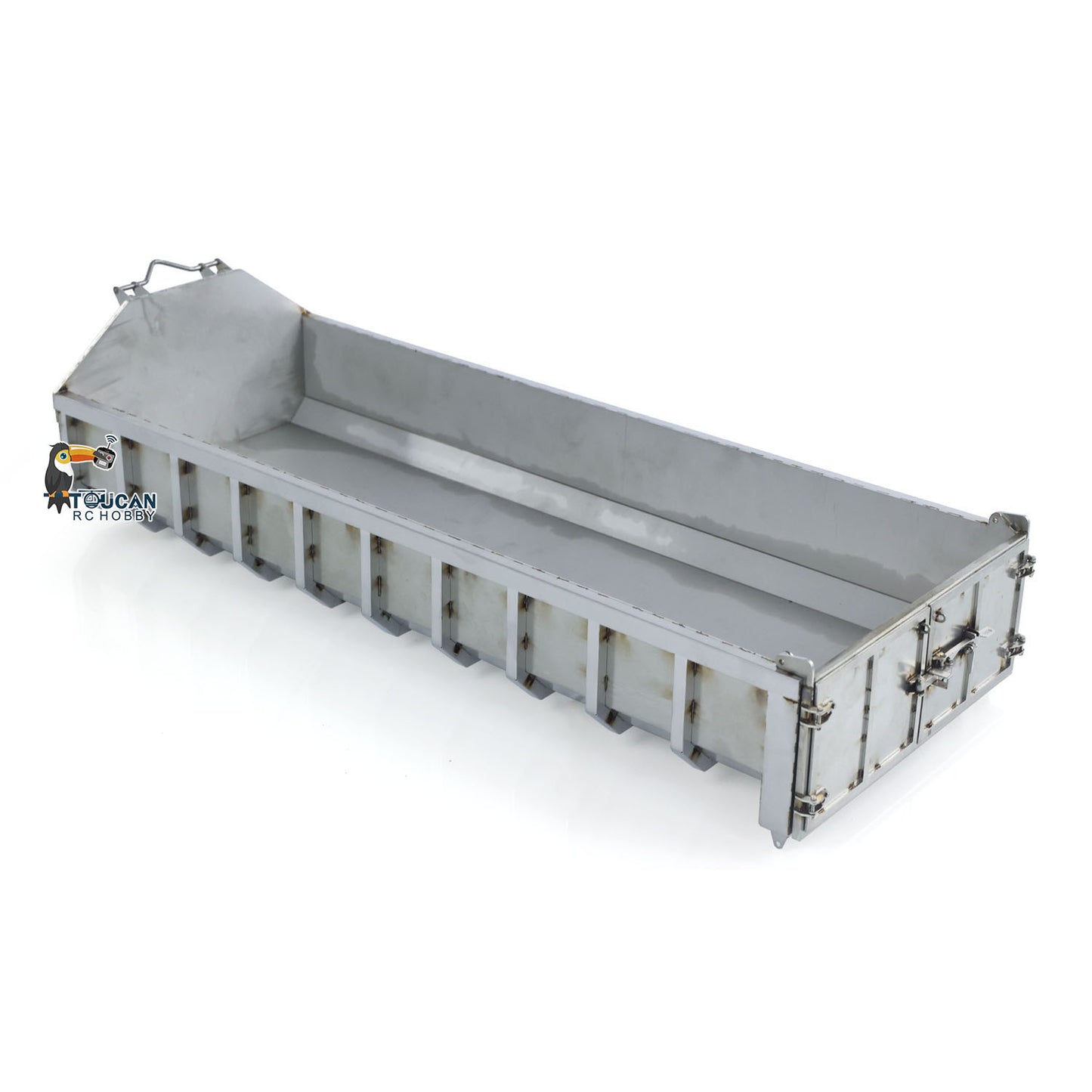 1/14 Metal Bucket for 10*10 RC Hydraulic Full Dump Truck 8*8 Dumper Radio Control Car DIY Hobby Model Accessories