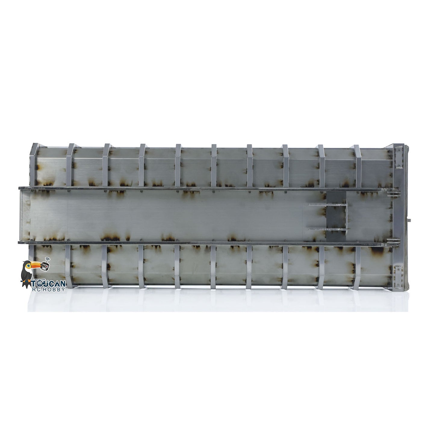 1/14 Metal Bucket for 10*10 RC Hydraulic Full Dump Truck 8*8 Dumper Radio Control Car DIY Hobby Model Accessories