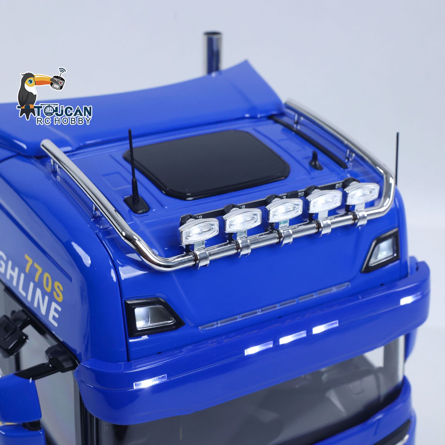 MD MODEL 770S 4X4 Metal Chassis 1/14 RC Tractor Truck Radio Control Lorry Car 2Speed Gearbox Flowing Water Light Cab Suspension