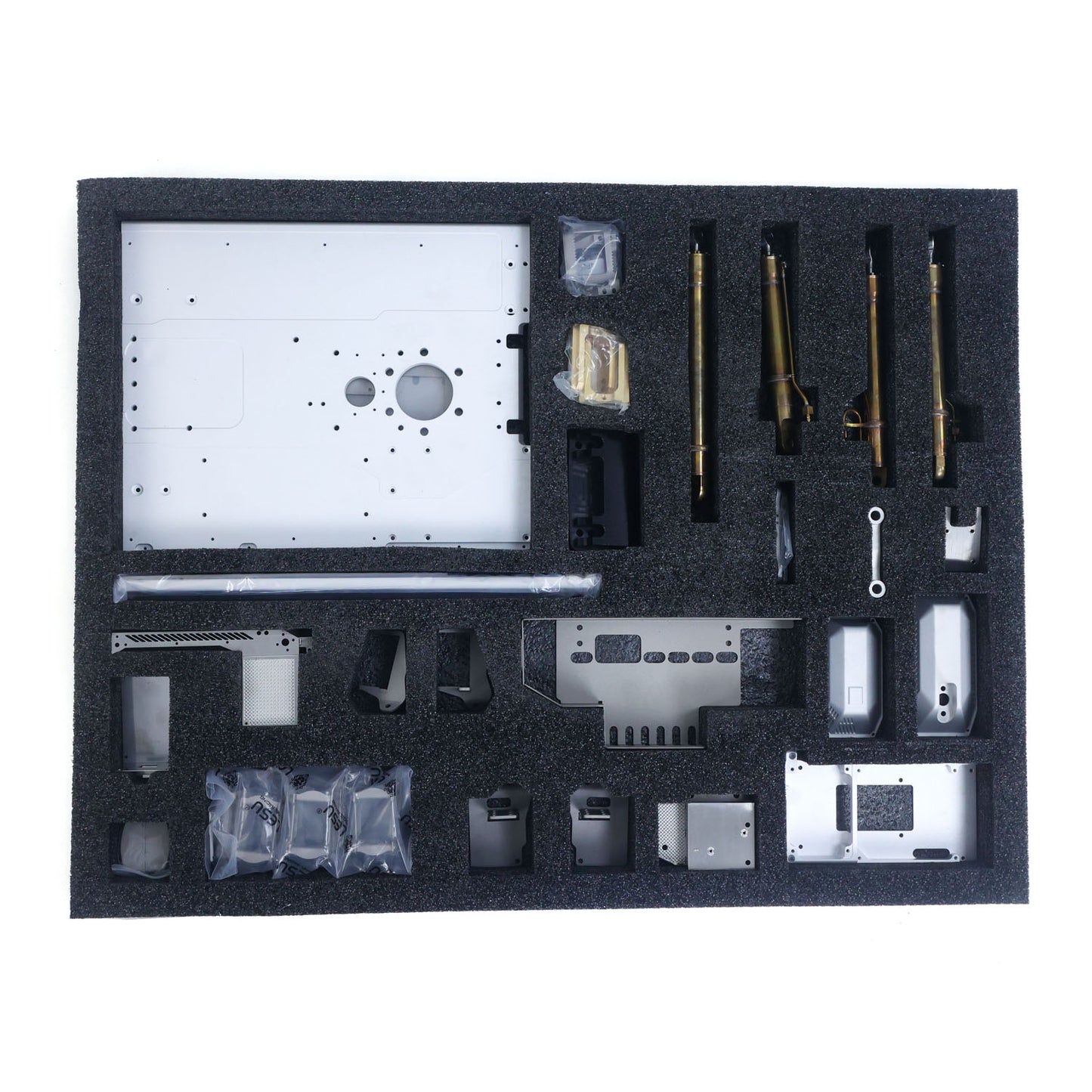 LESU AOUE LR945 KIT Unit 1/14 RC Hydraulic Long-reach Excavator CNC Extended Arm Digger Model Light 7CH Valve 4MPa Pump LCD Unassembled