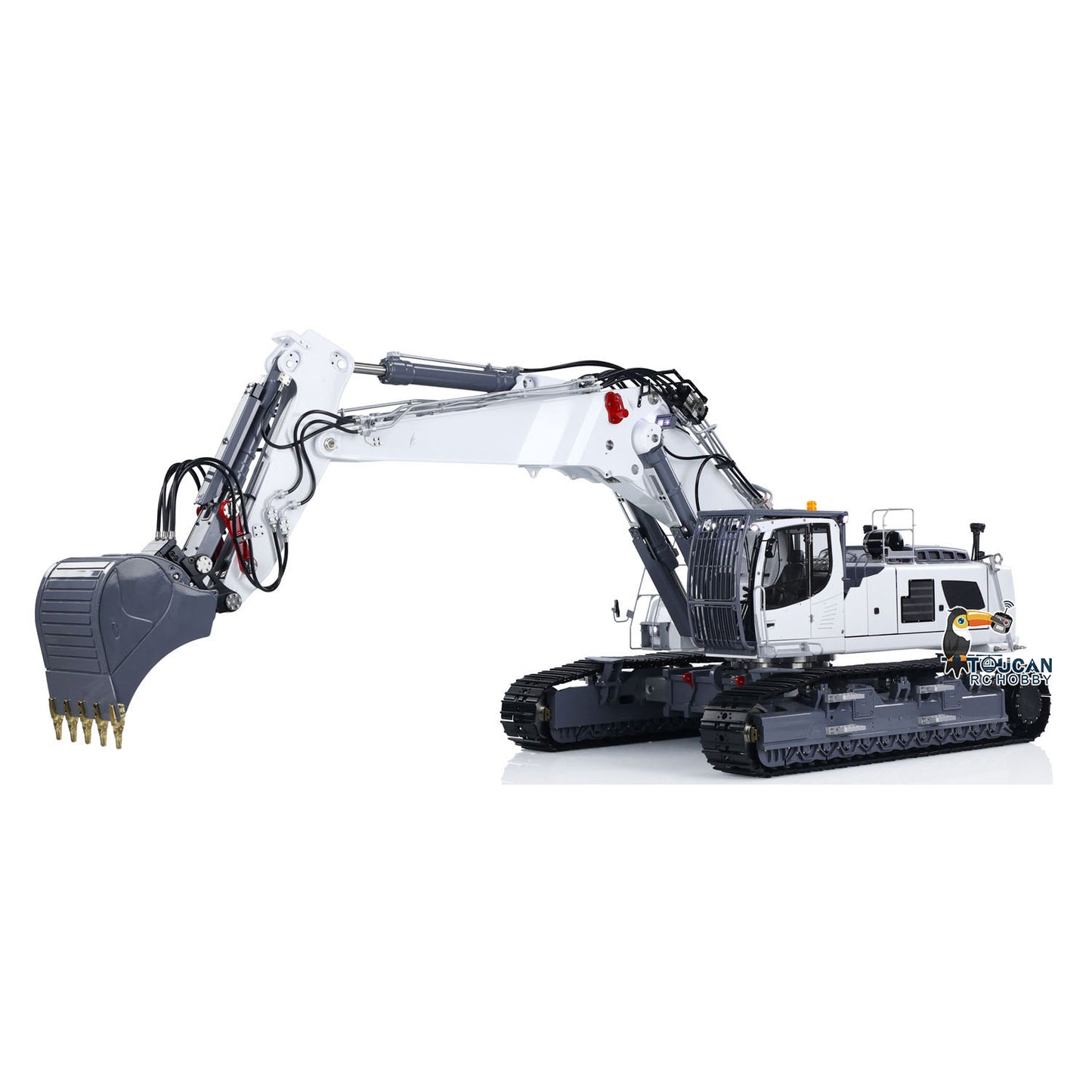 Heavy Machine 1/14 RC Full Hydraulic Excavator LESU LR960 Construction Digger