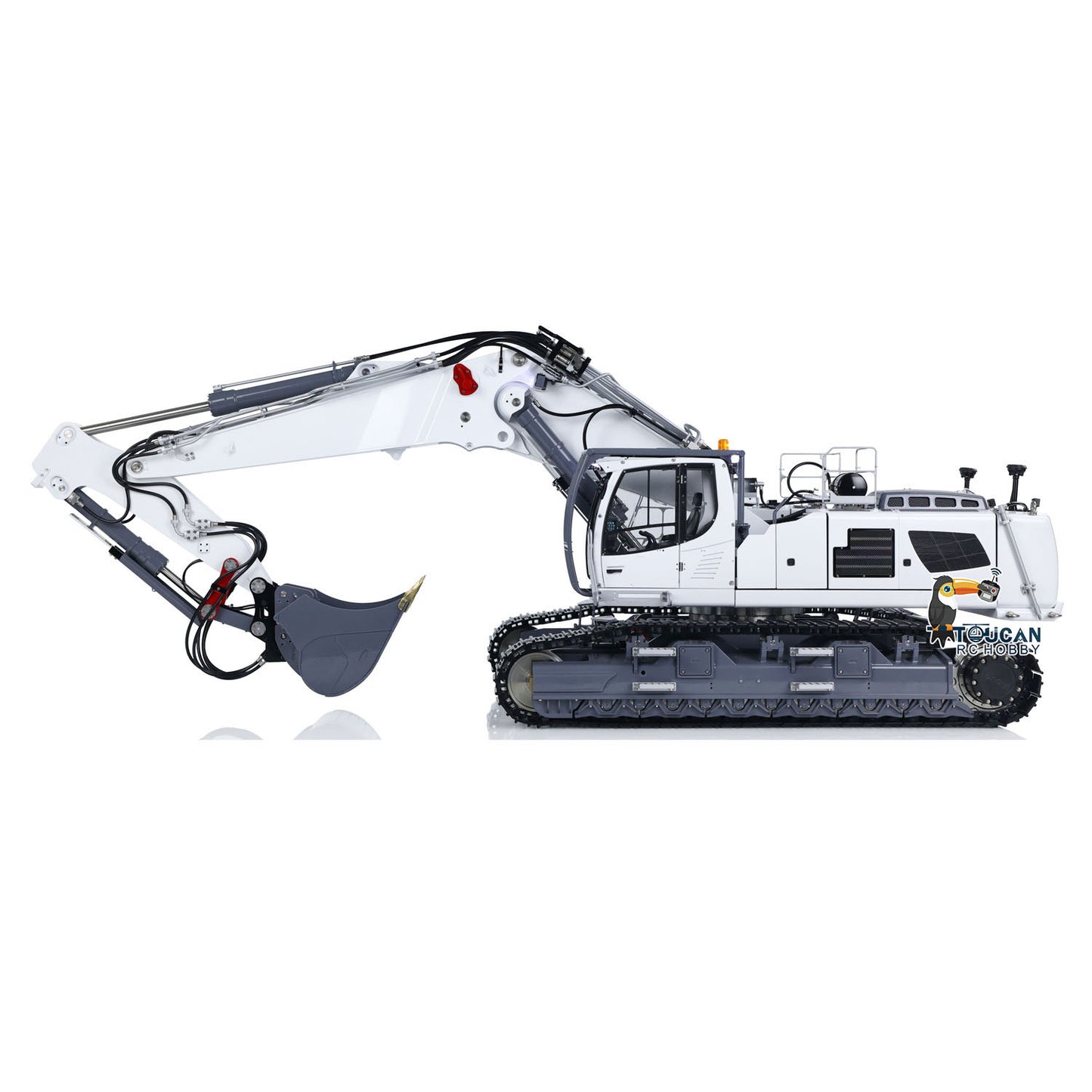 LESU 1/14 RC Full Hydraulic Excavator LR960 Demolition Digging Arm Pump Lights Demolition Digger