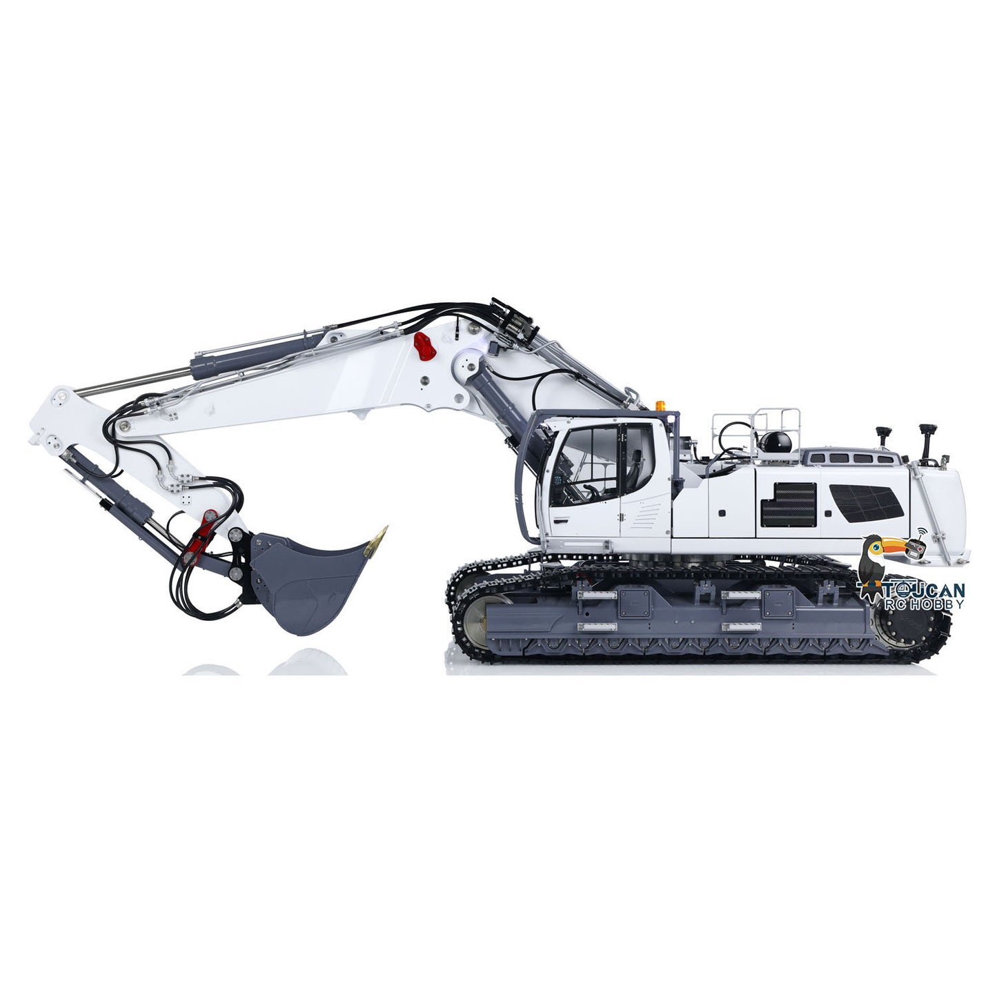 LESU 1/14 RC Full Hydraulic Excavator LR960 RTR Digger Frsky XE Radio Battery Without Sound System