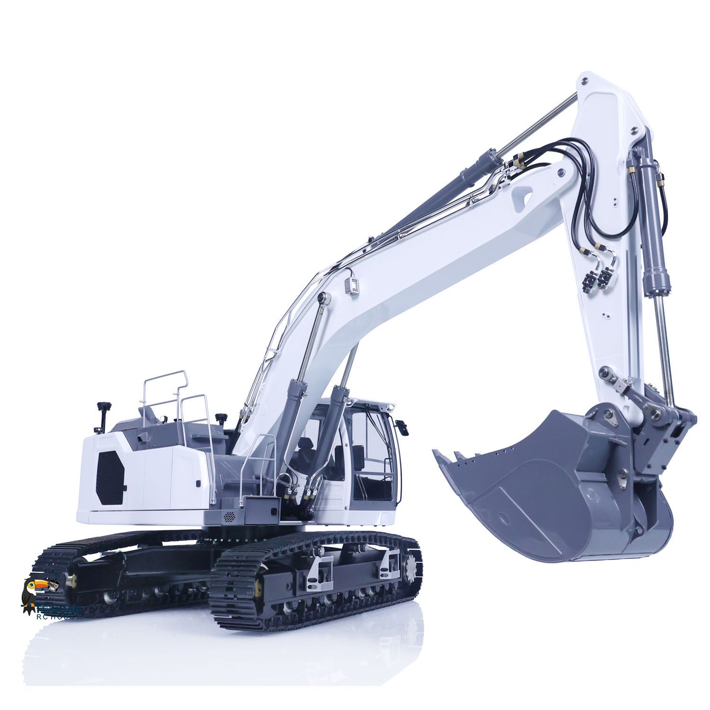 1/14 LESU Aoue-LR945 Metal RC Hydraulic Digger Wireless Control Excavator Model Light System DIY Hobby Model PNP