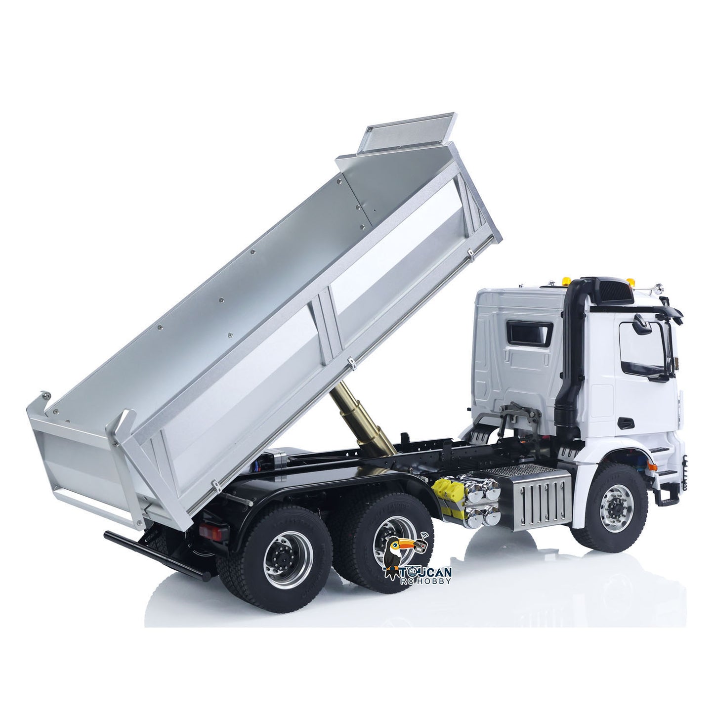 Fast Shipping 2Speed 3348 Metal Chassis 1/14 RTR RC Hydraulic Dumper Remote Control Tipper Model NO Lock Differential Axle Light Sound Battery