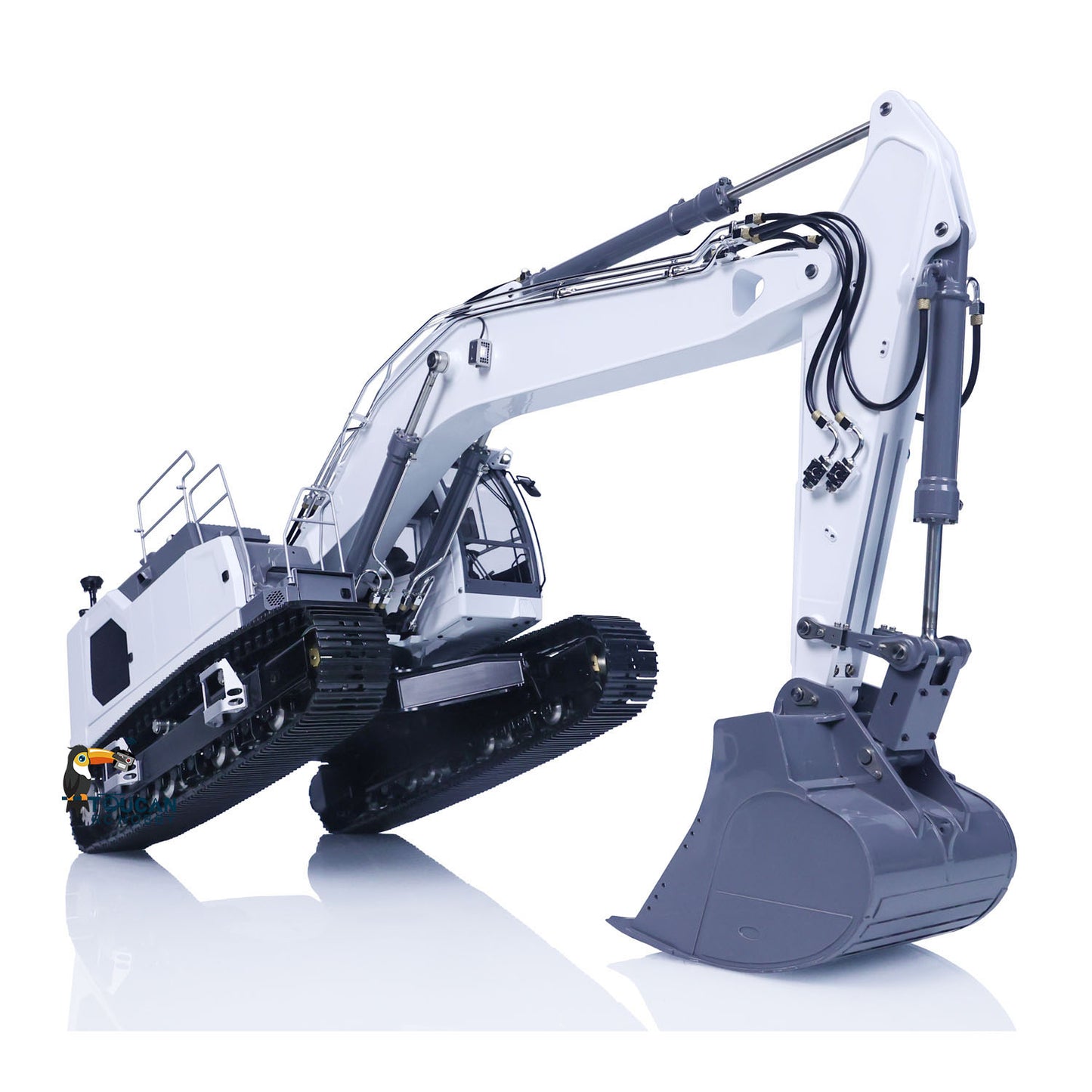 1/14 LESU Aoue-LR945 Metal RC Hydraulic Digger Wireless Control Excavator Model Light System DIY Hobby Model PNP