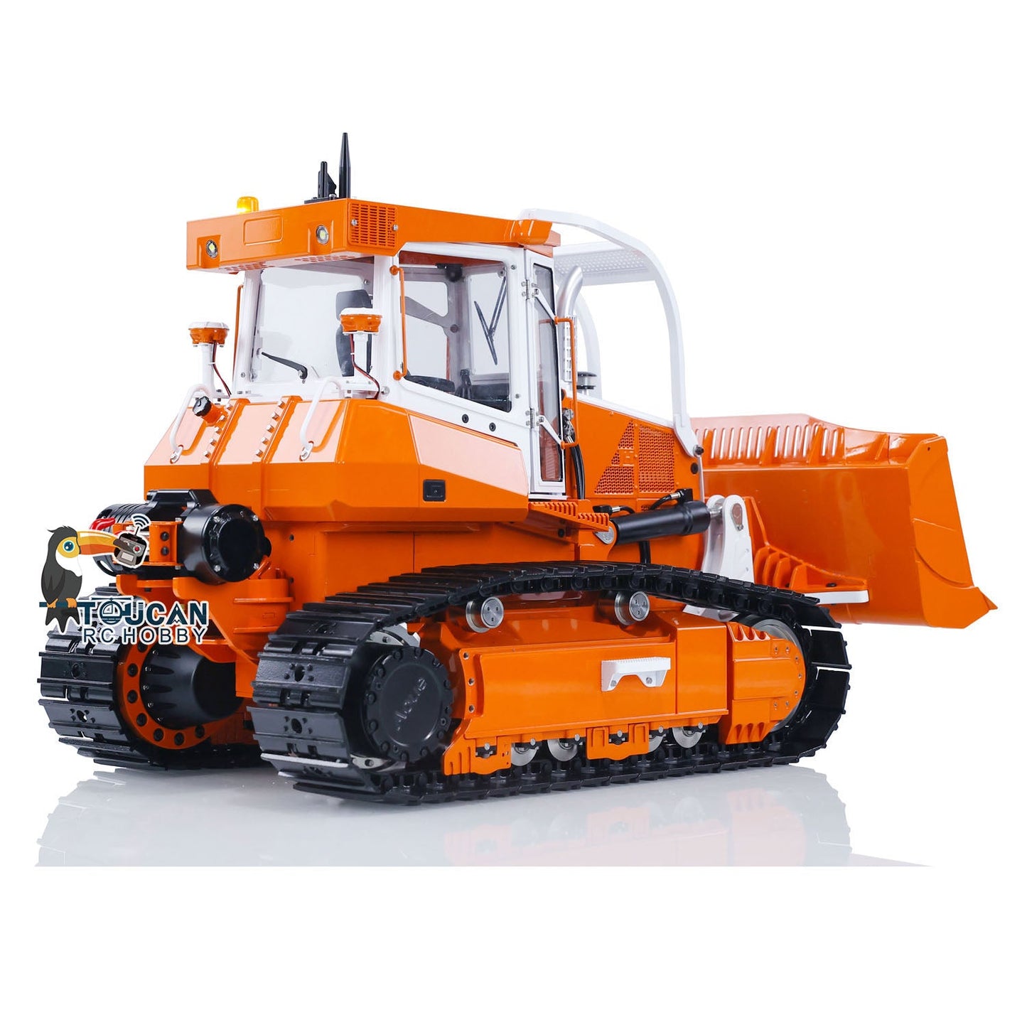 LESU Metal 1/14 RC Hydraulic Bulldozers 850K Radio Controlled Construction Vehicles DIY Car Toy Gift Painted Assembled