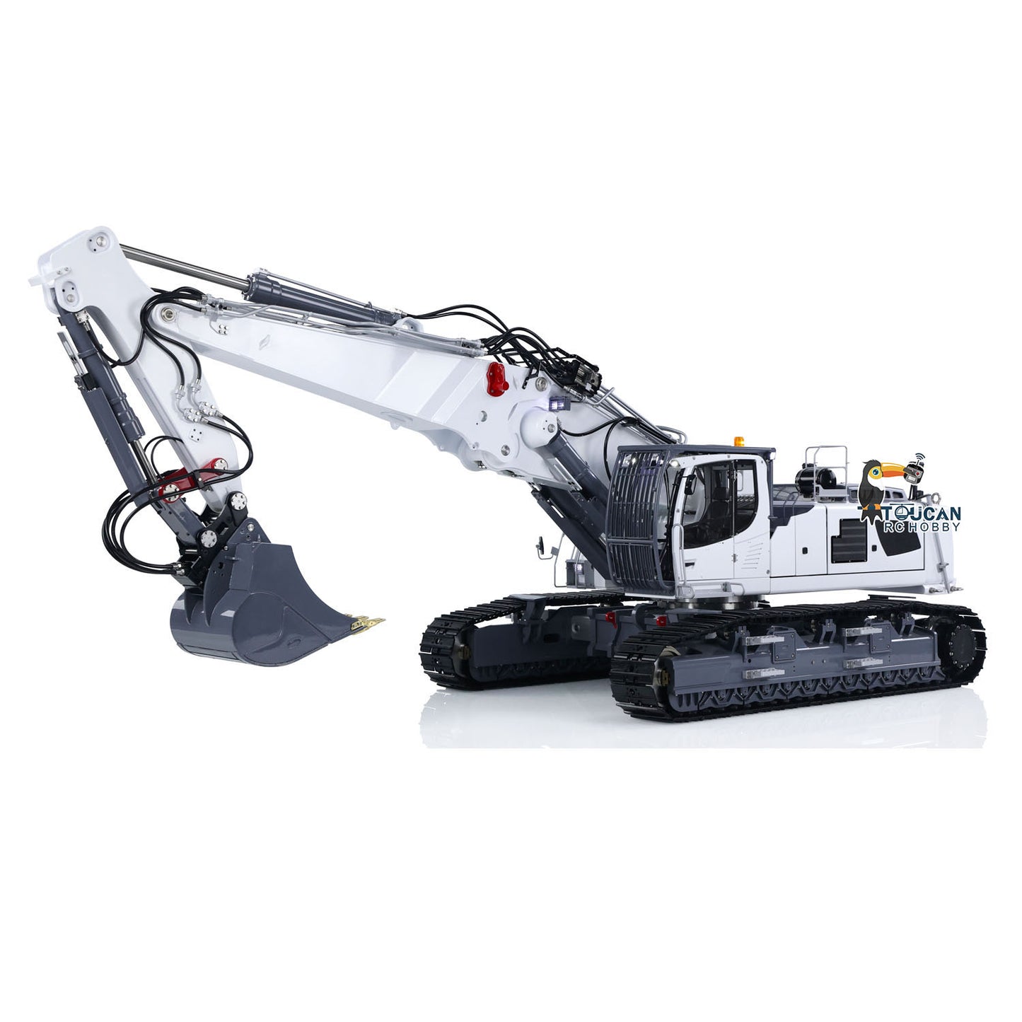 LESU 1/14 RC Full Hydraulic Excavator LR960 RTR Digger Frsky XE Radio Battery Without Sound System