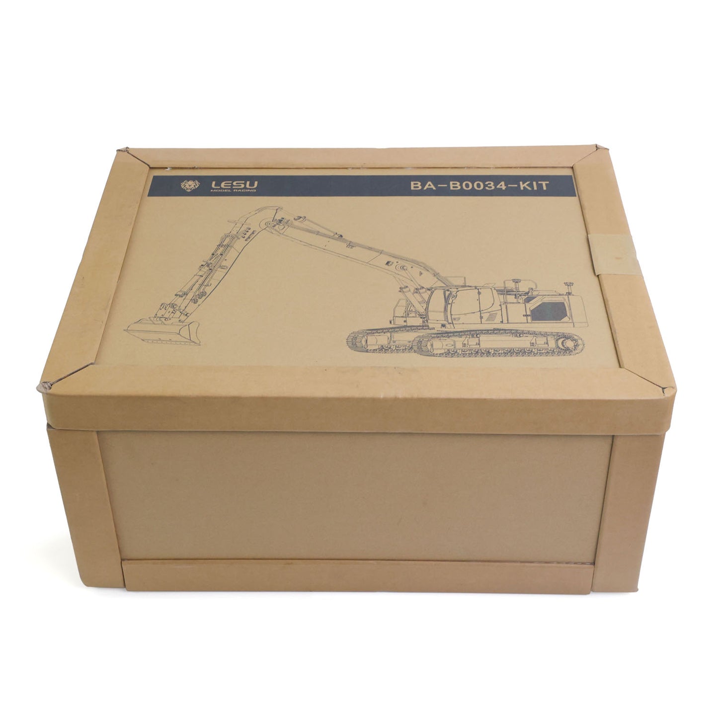 LESU AOUE LR945 KIT Unit 1/14 RC Hydraulic Long-reach Excavator CNC Extended Arm Digger Model Light 7CH Valve 4MPa Pump LCD Unassembled