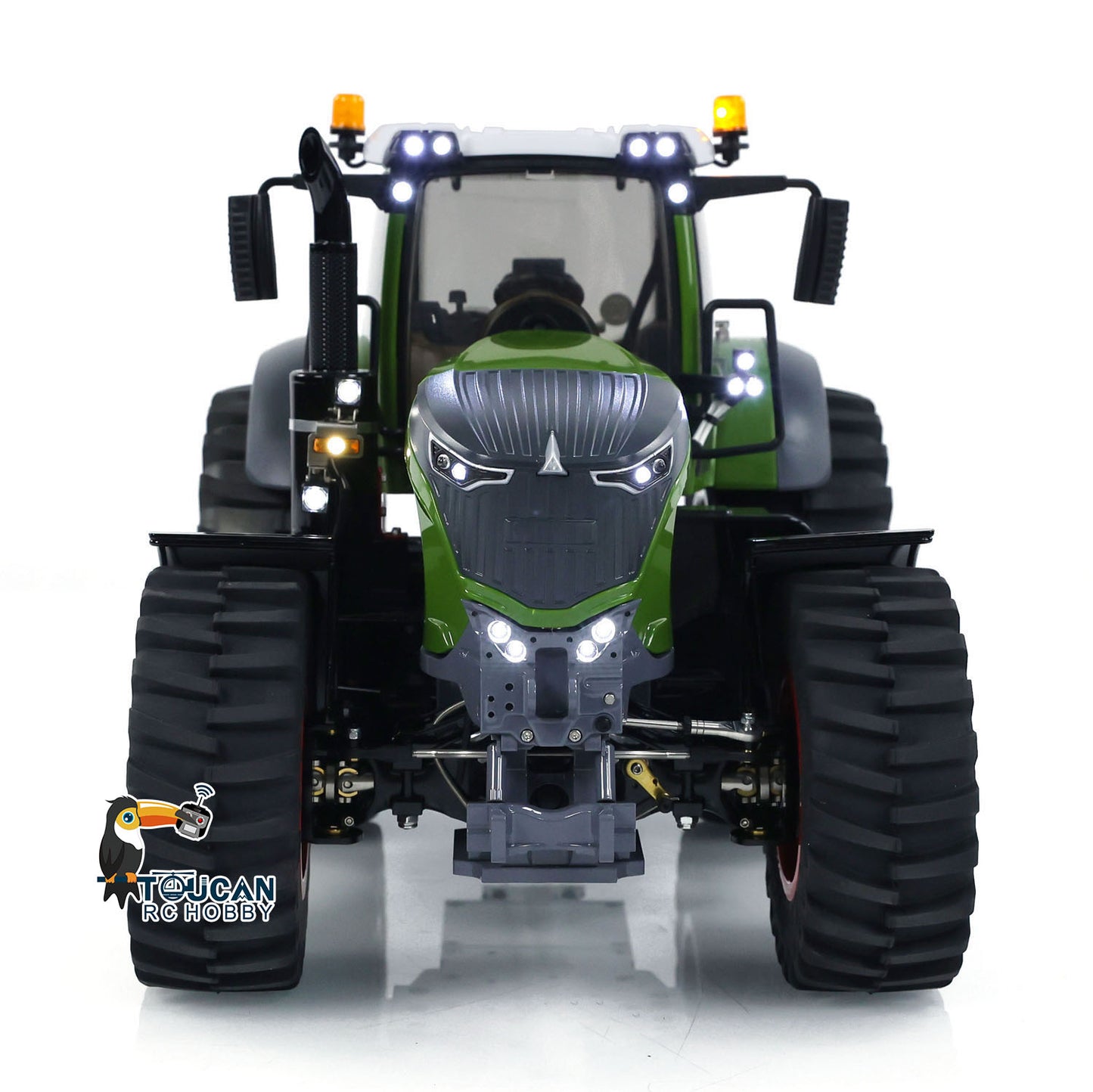 LESU 1/16 4X4 1050 RC Tractors Metal Chassis Ready to Run Car Differential Lock Model FrSky ST8 ESC Servo Motor DIY Vehicle