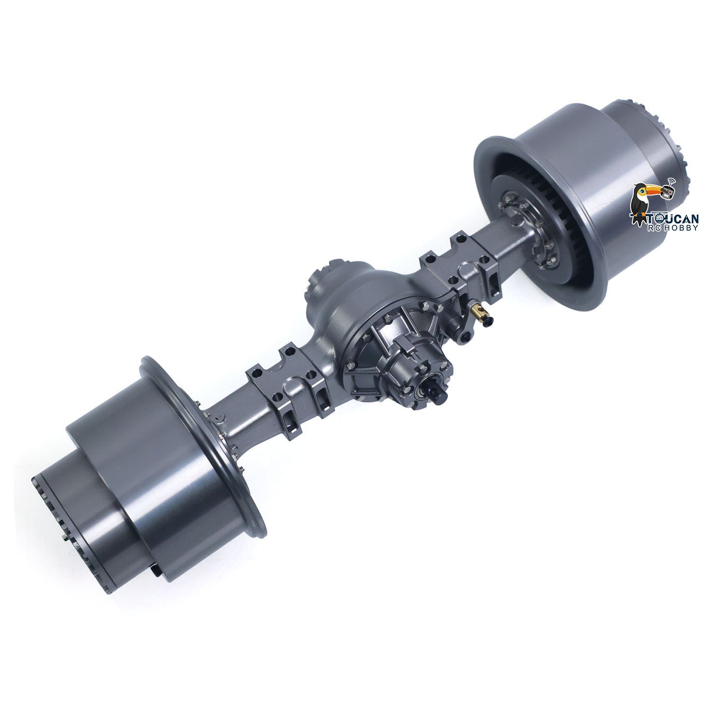 1/14 Metal Wheel Side Reduction Front/Rear Axles Differential Lock for 1/14 RC Articulated Truck E450C Radio Control Hydraulic Loader ZW370 JDM-198