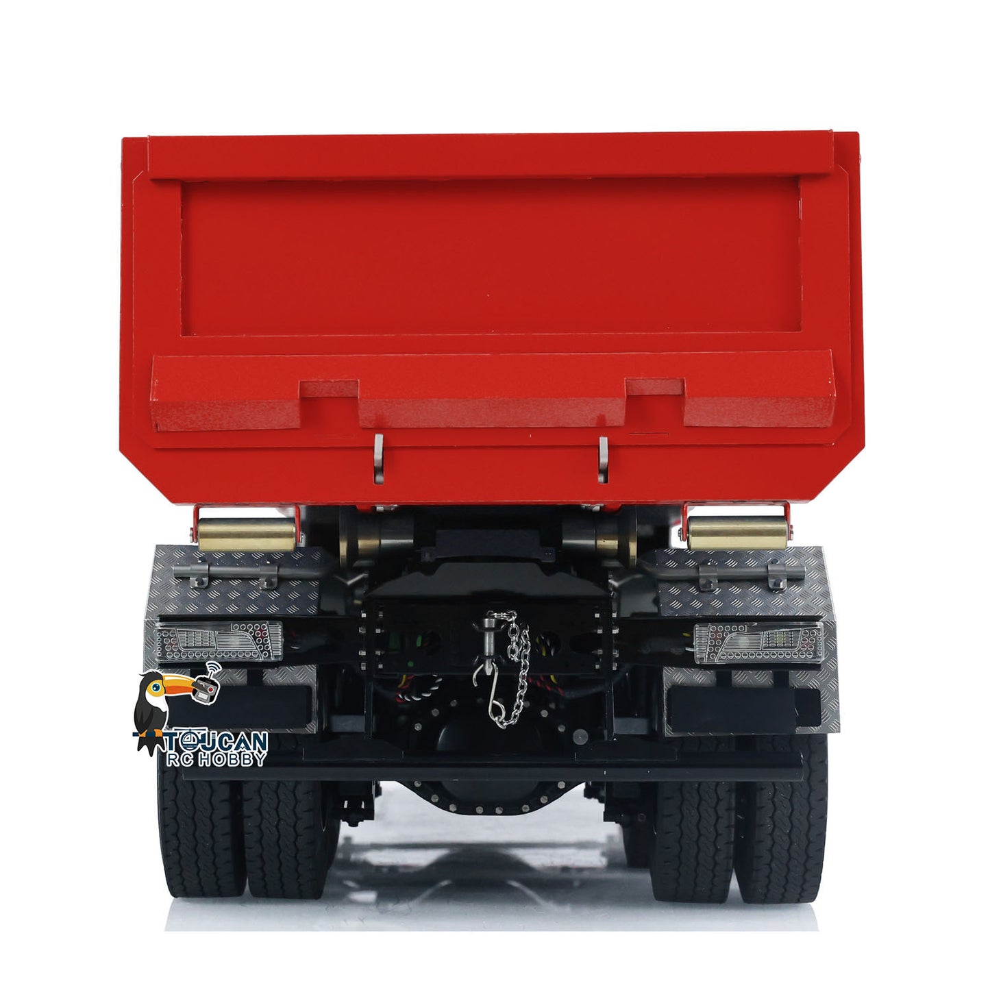 1/14 8x8 RC Hydraulic Equipment Radio Controlled Roll-on Dumper Trucks Full Dump Truck U-shaped Short High Bucket Timber Flatbed