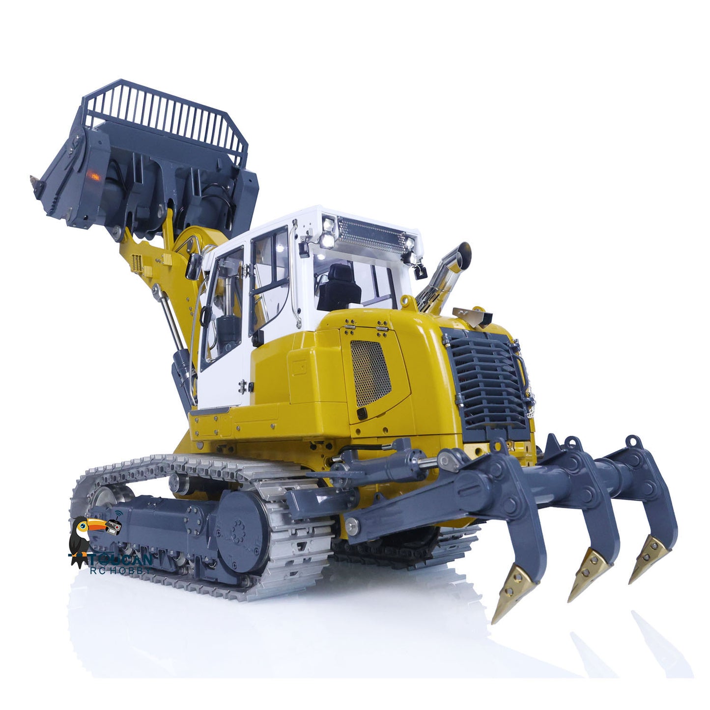 LESU 1/14 Metal RC Painted Loader for 636 Radio Controller Construction Vehicles W/ Sound Light Hydraulic System Decal
