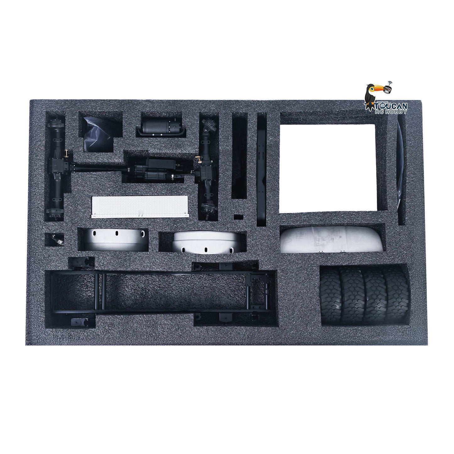 LESU 1/10 U406 RC Off-Road Vehicles for 4x4 Truck Remote Control Climbing Car Hobby Model DIY Vehicle 433x238x248mm