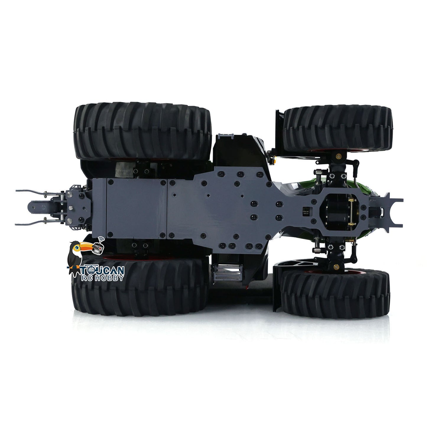 LESU 1/16 4X4 1050 RC Tractors Metal Chassis Ready to Run Car Differential Lock Model FrSky ST8 ESC Servo Motor DIY Vehicle