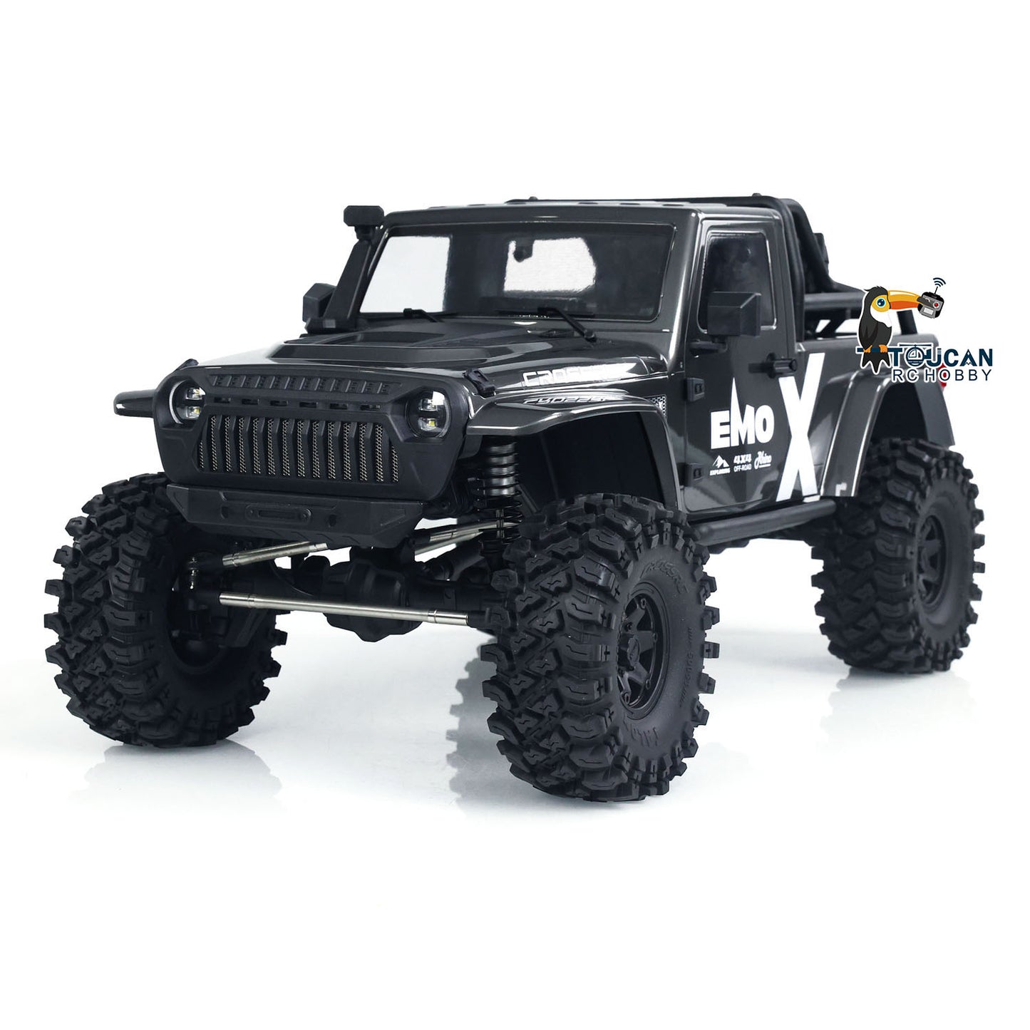 1/8 CROSSRC EMO X RC Crawler Car 4X4 4WD Remote Control Off-road Vehicles Models with Two-speed Transmission Light System