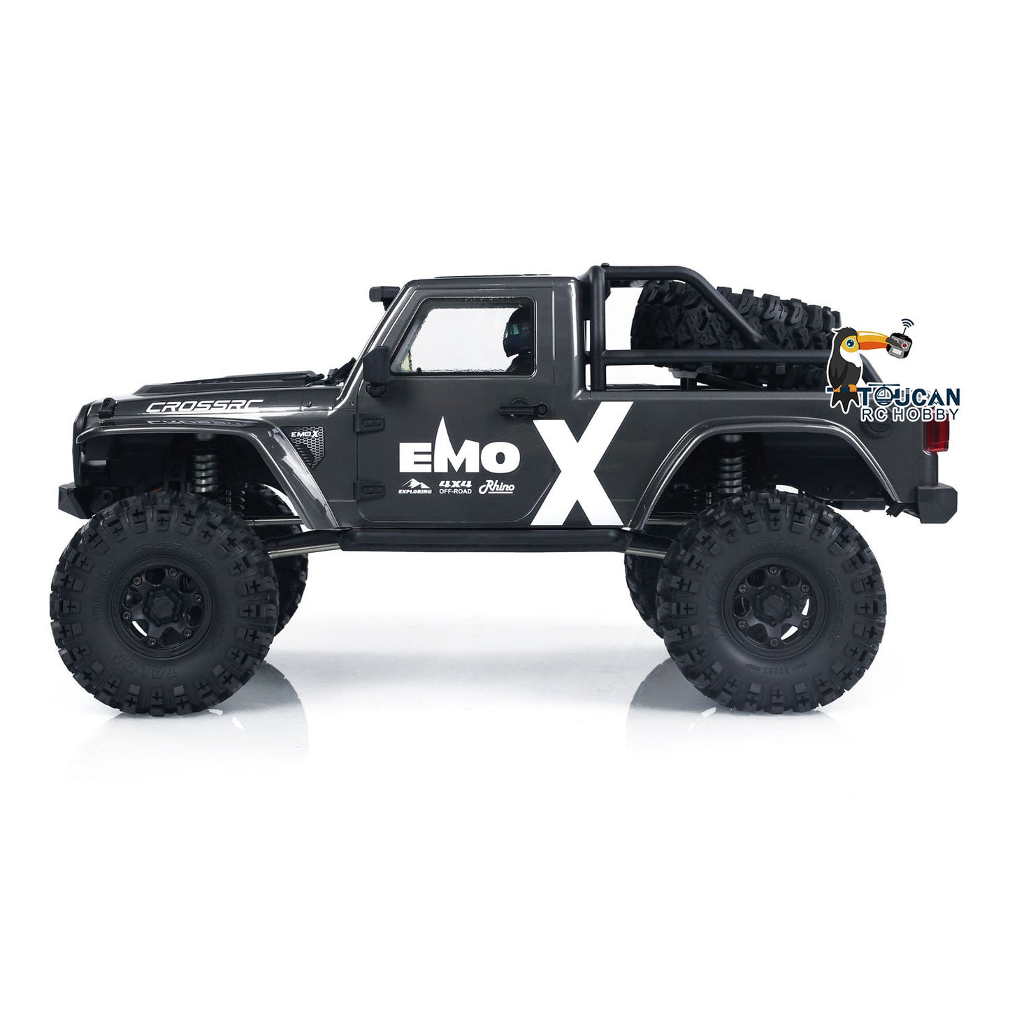 1/8 CROSSRC EMO X RC Crawler Car 4X4 4WD Remote Control Off-road Vehicles Models with Two-speed Transmission Light System