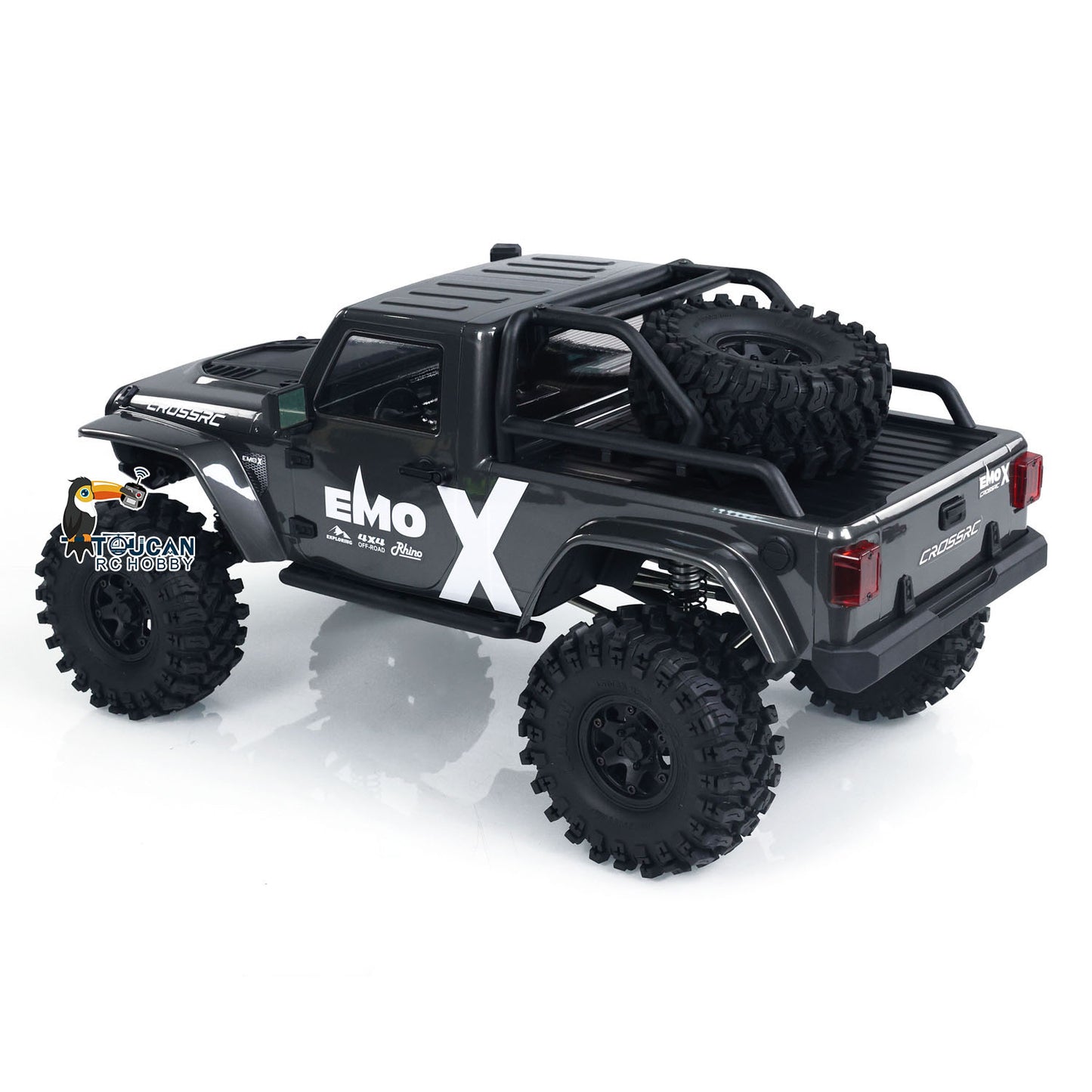 1/8 CROSSRC EMO X RC Crawler Car 4X4 4WD Remote Control Off-road Vehicles Models with Two-speed Transmission Light System