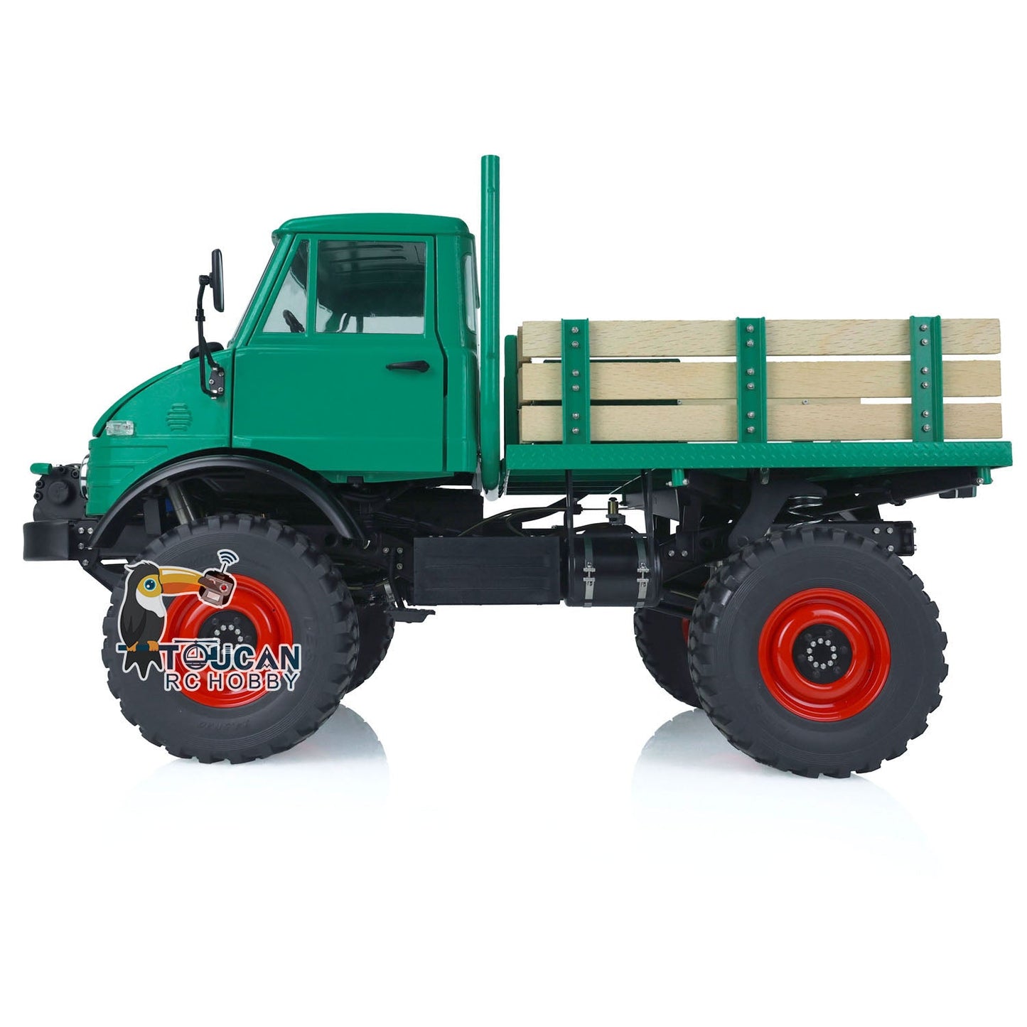 LESU 1/10 4x4 UM406 RC Off-Road Vehicles Truck for Painted Remote Control W/ Sound Light System Winch Servo ESC Car