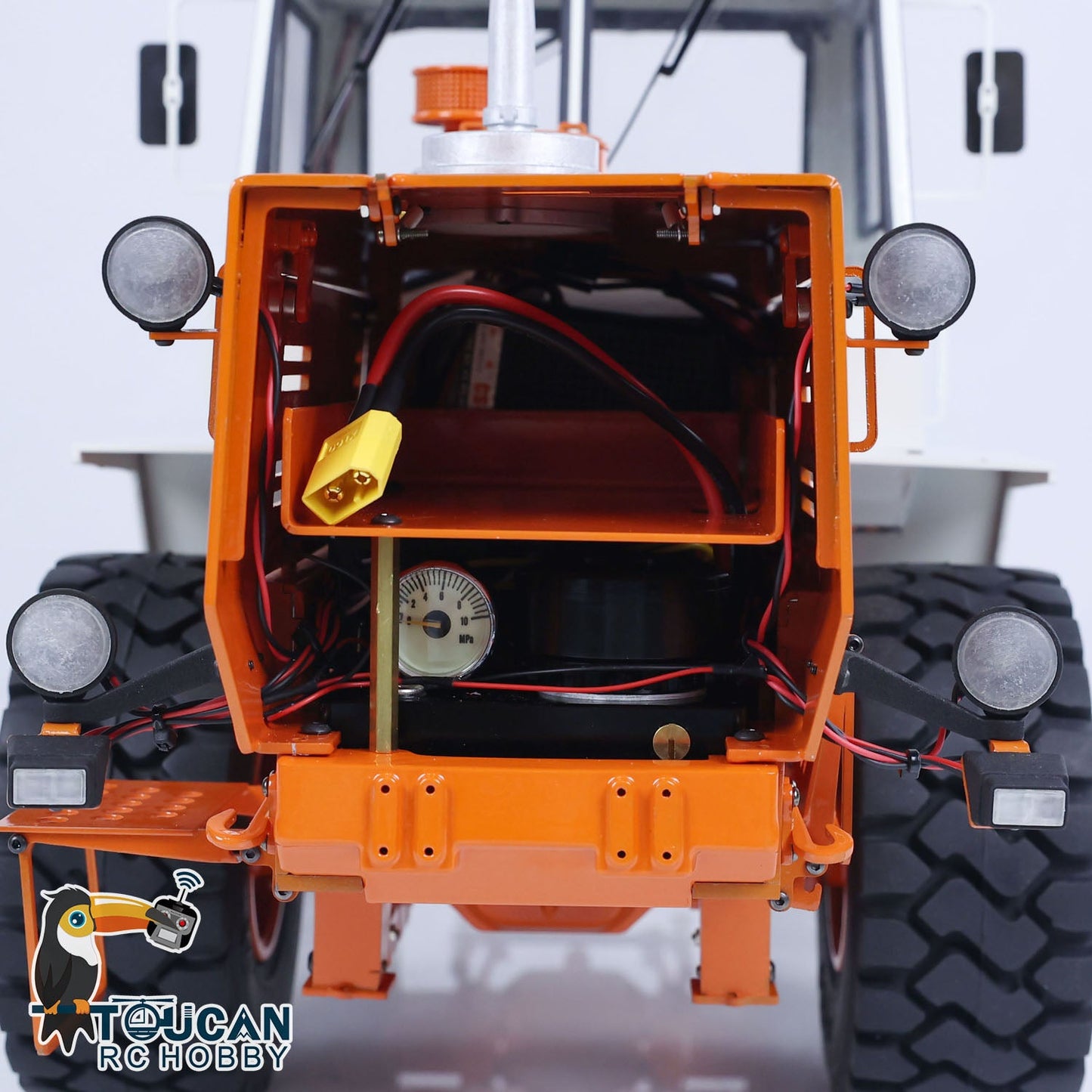 JZM Metal 1/12 4x4 RC Hydraulic Tractor T150K Remote Control Agricultural Tractors Cars Standard Version Vehicle Models