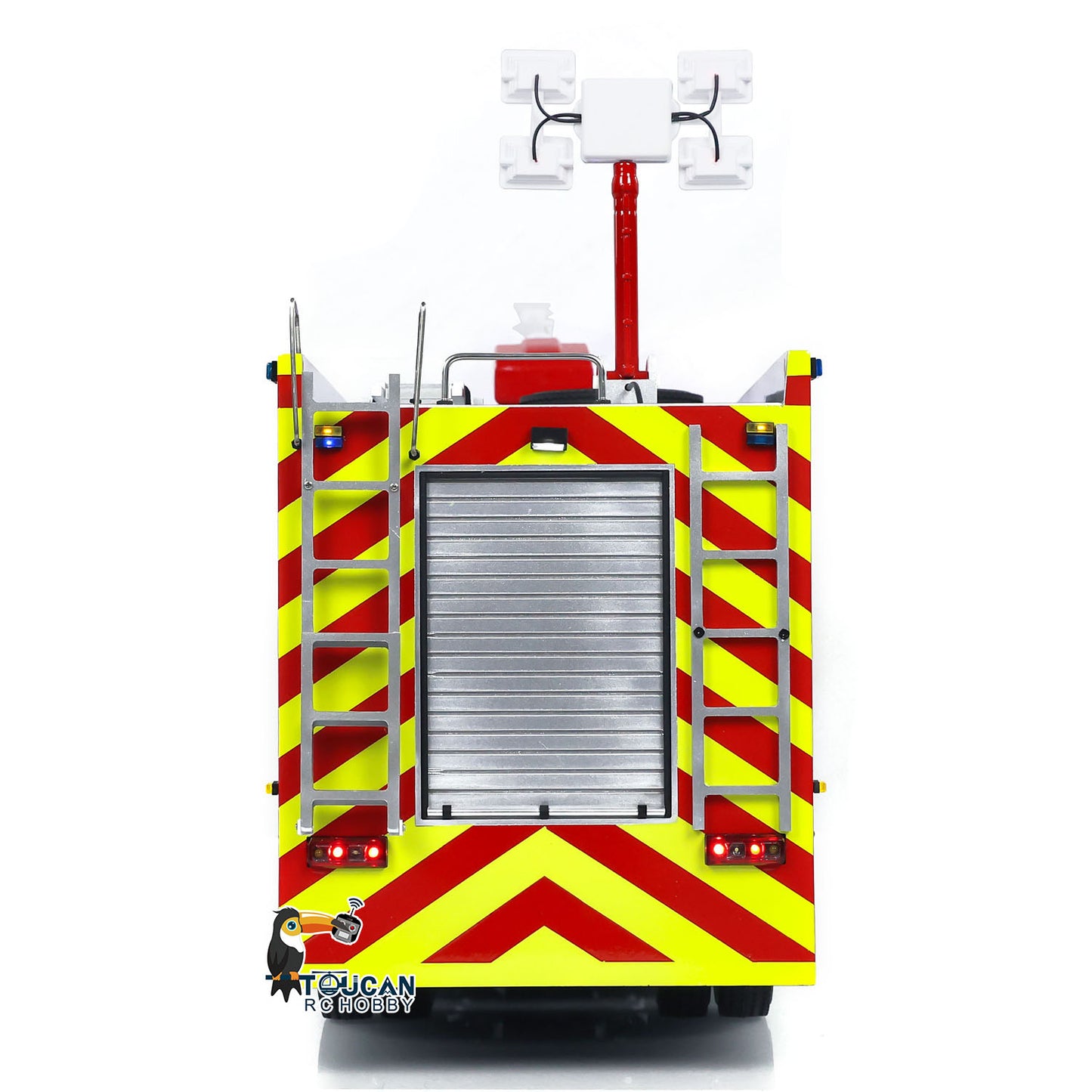 1/14 Remote Control Fire Truck 8x4 RC Fire Fighting Vehicles Model Lights Sounds
