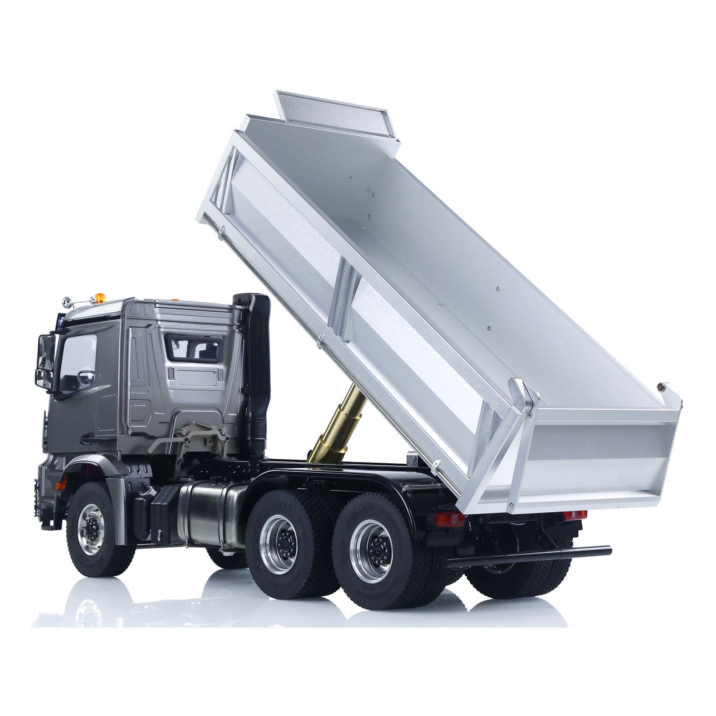 ONLY ONE Fast Shipping Metal Chassis Model RTR 1/14 RC Hydraulic Dumper 2Speed Remote Control Tipper Car 3Axles NO Lock Differential Axle Radio Battery
