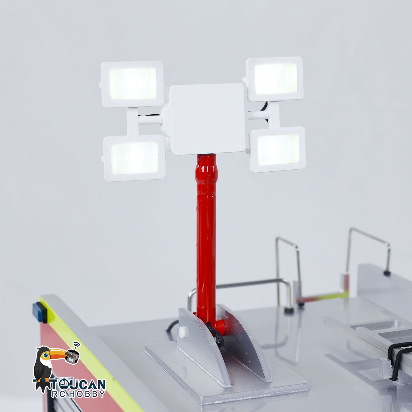 1/14 Remote Control Fire Truck 8x4 RC Fire Fighting Vehicles Model Lights Sounds