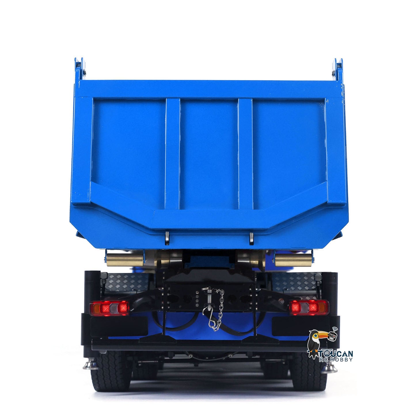 1/14 10x10 RC Hydraulic Equipment Crane Remote Control Dumper Truck Full Dump Car Model with U-shaped High Bucket 3-speed Gearbox