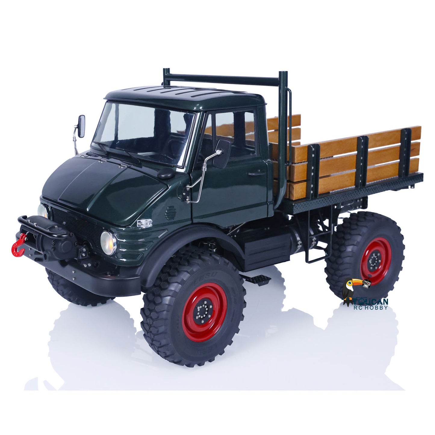 LESU 4X4 1/10 RAVE-UM406 RC Off-road Vehicles Electric Radio Controlled Cars W/ Light Sound System Winch Painted Assembled