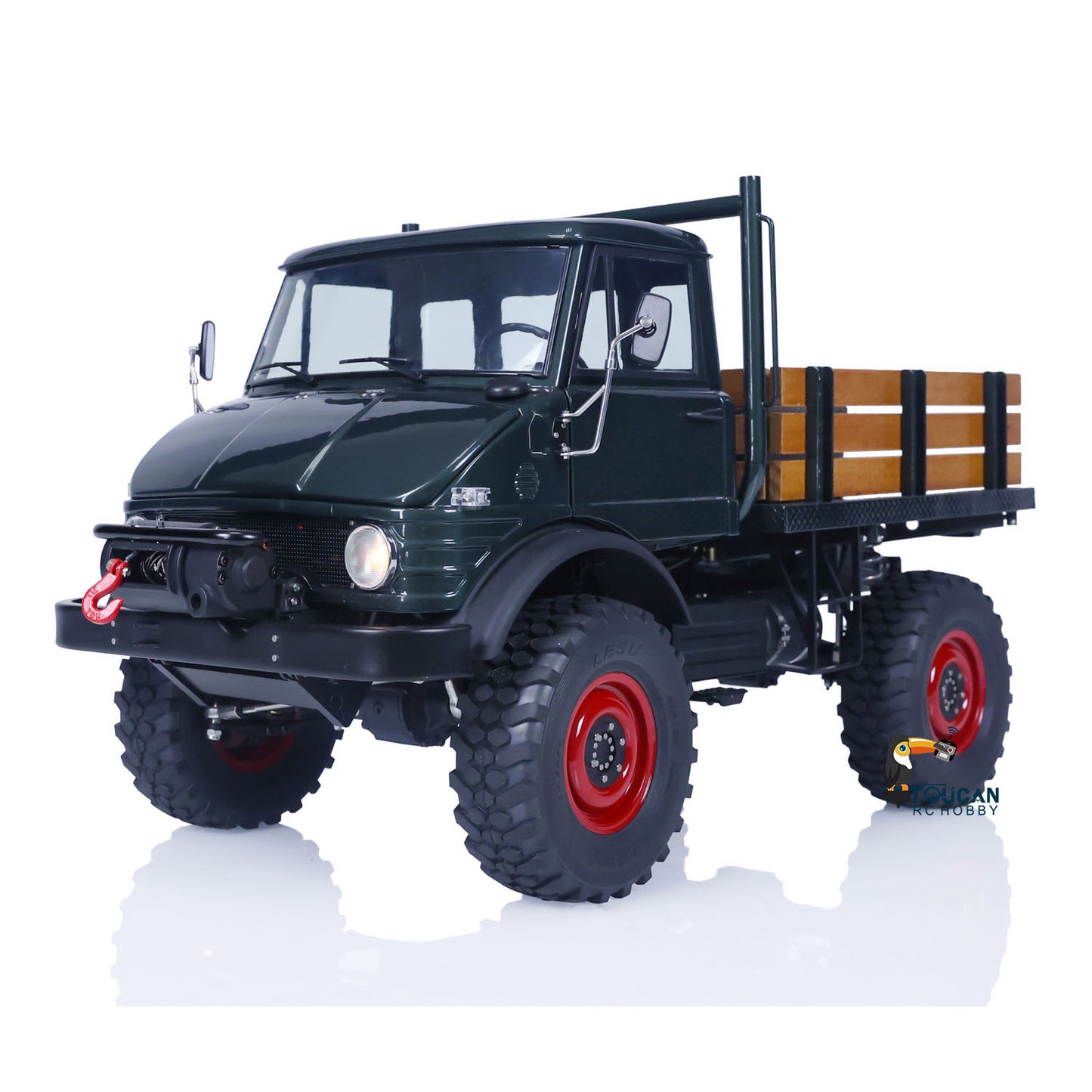 LESU 4X4 1/10 RAVE-UM406 RC Off-road Vehicles Electric Radio Controlled Cars W/ Light Sound System Winch Painted Assembled