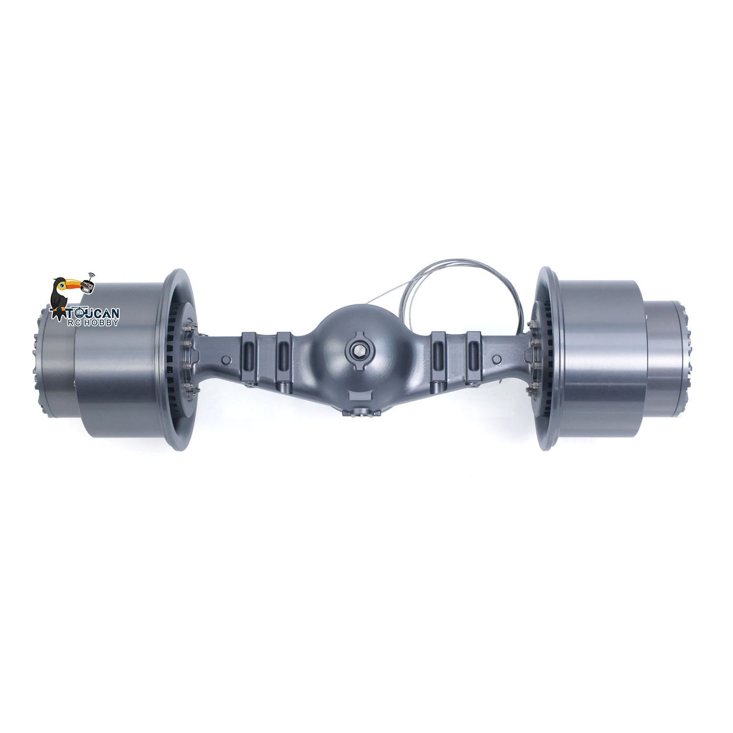 1/14 Metal Wheel Side Reduction Front/Rear Axles Differential Lock for 1/14 RC Articulated Truck E450C Radio Control Hydraulic Loader ZW370 JDM-198