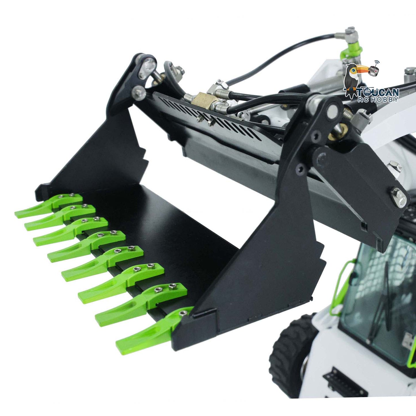 LESU 1/14 Metal Aoue LT5H Wheeled Skid-Steer Assembled RC Hydraulic Loader DIYLight RTR/KIT Versions for Options