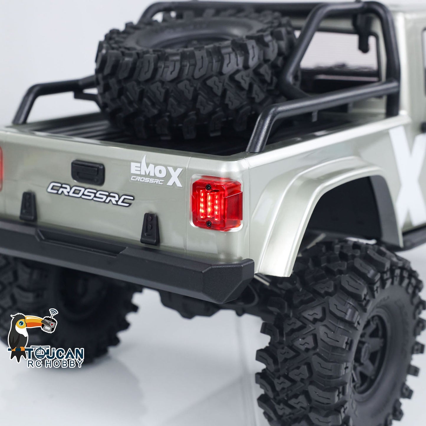 1/8 RC Crawler Car CROSSRC EMO X 2025 4X4 Remote Control Off Road Car Model Brushless Hobbywing 8IGHT FOC Motor ESC Light Radio
