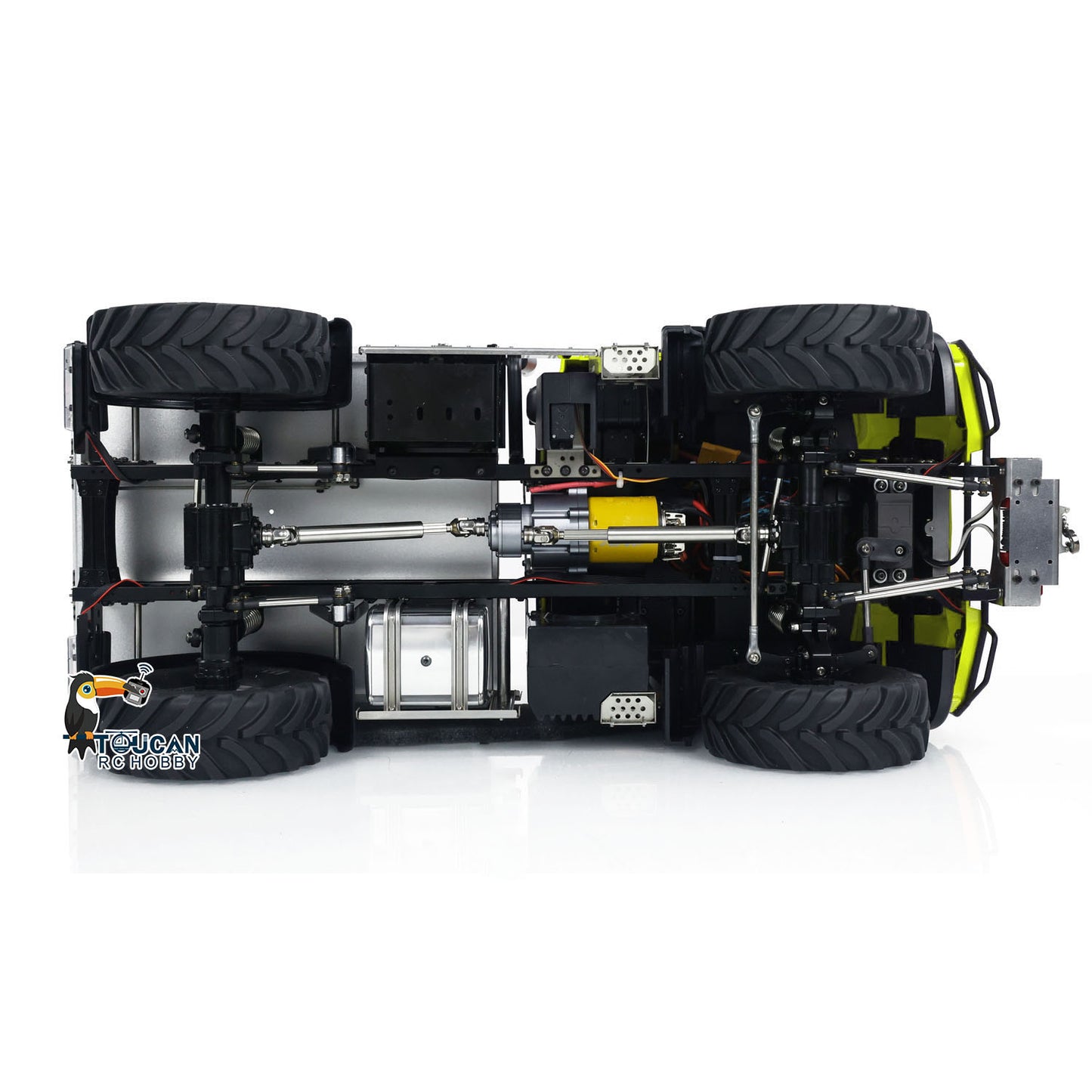 Fast Shipping UNI U423 1/10 RC Rock Crawler Car RTR 4X4 4WD Remote Control Off-road Vehicles Metal Axles Bucket Light Sound DDF350 Radio Battery