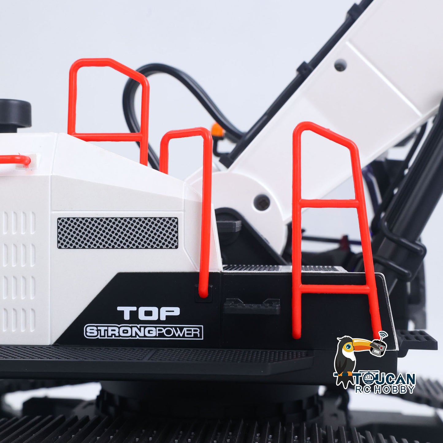 US STOCK 1/14 HUINA RC Metal Excavator Model Toys 1594 Radio Control Digger Light Sound Battery