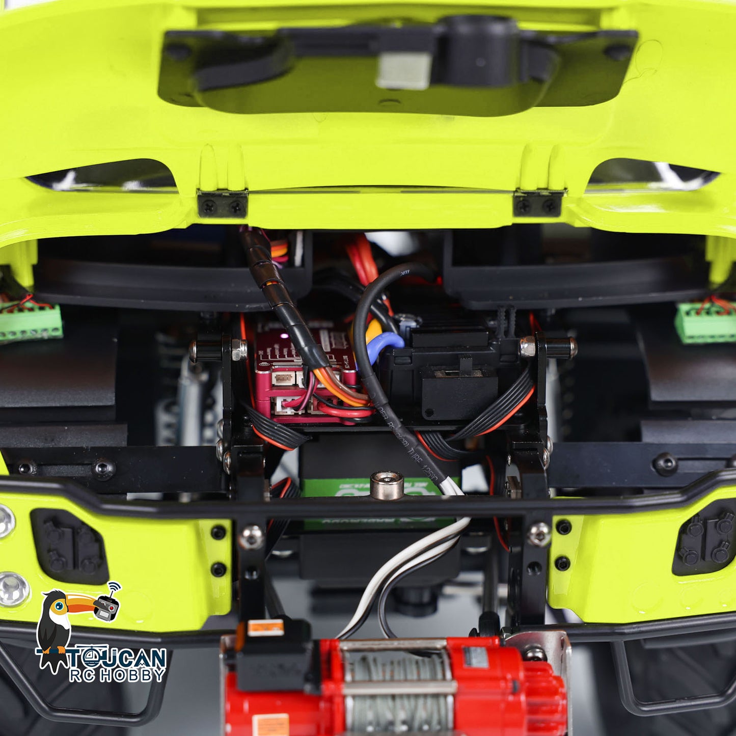 Fast Shipping UNI U423 1/10 RC Rock Crawler Car RTR 4X4 4WD Remote Control Off-road Vehicles Metal Axles Bucket Light Sound DDF350 Radio Battery