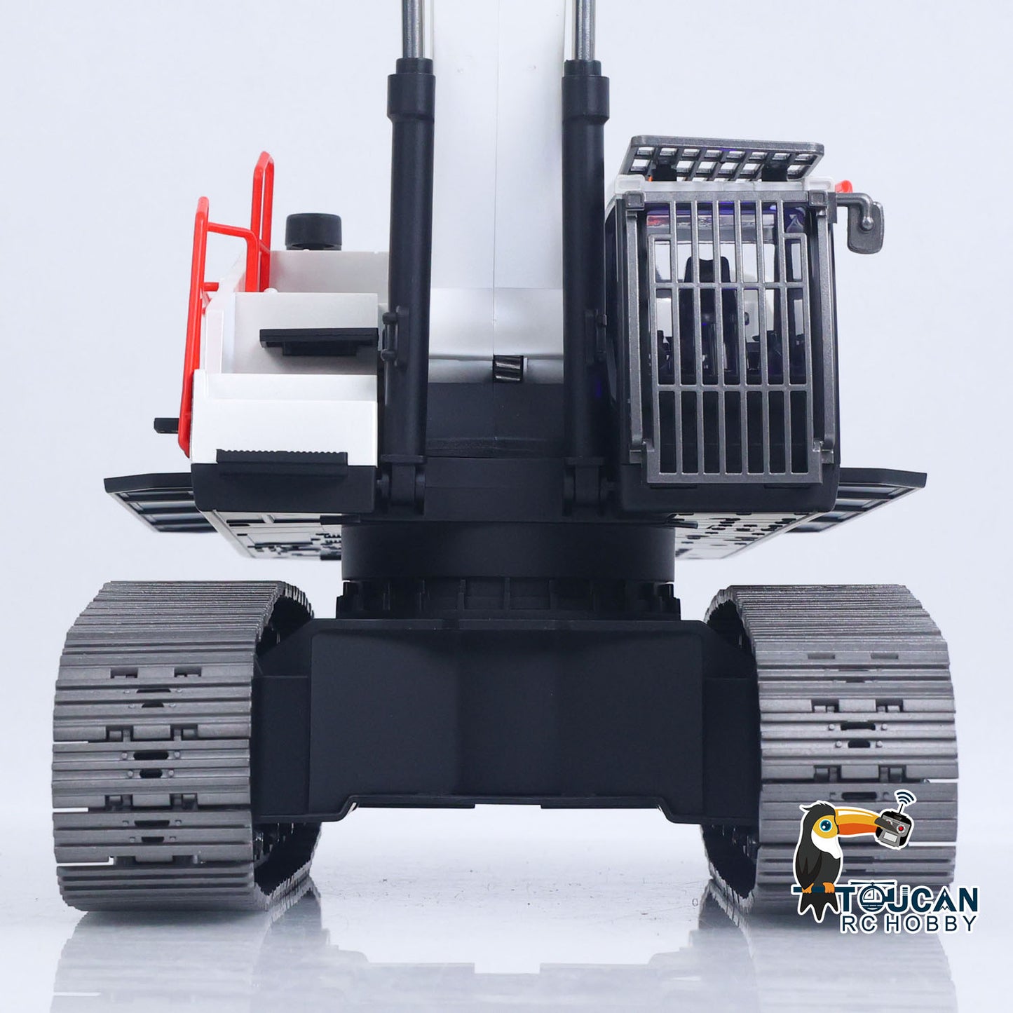 US STOCK 1/14 HUINA RC Metal Excavator Model Toys 1594 Radio Control Digger Light Sound Battery