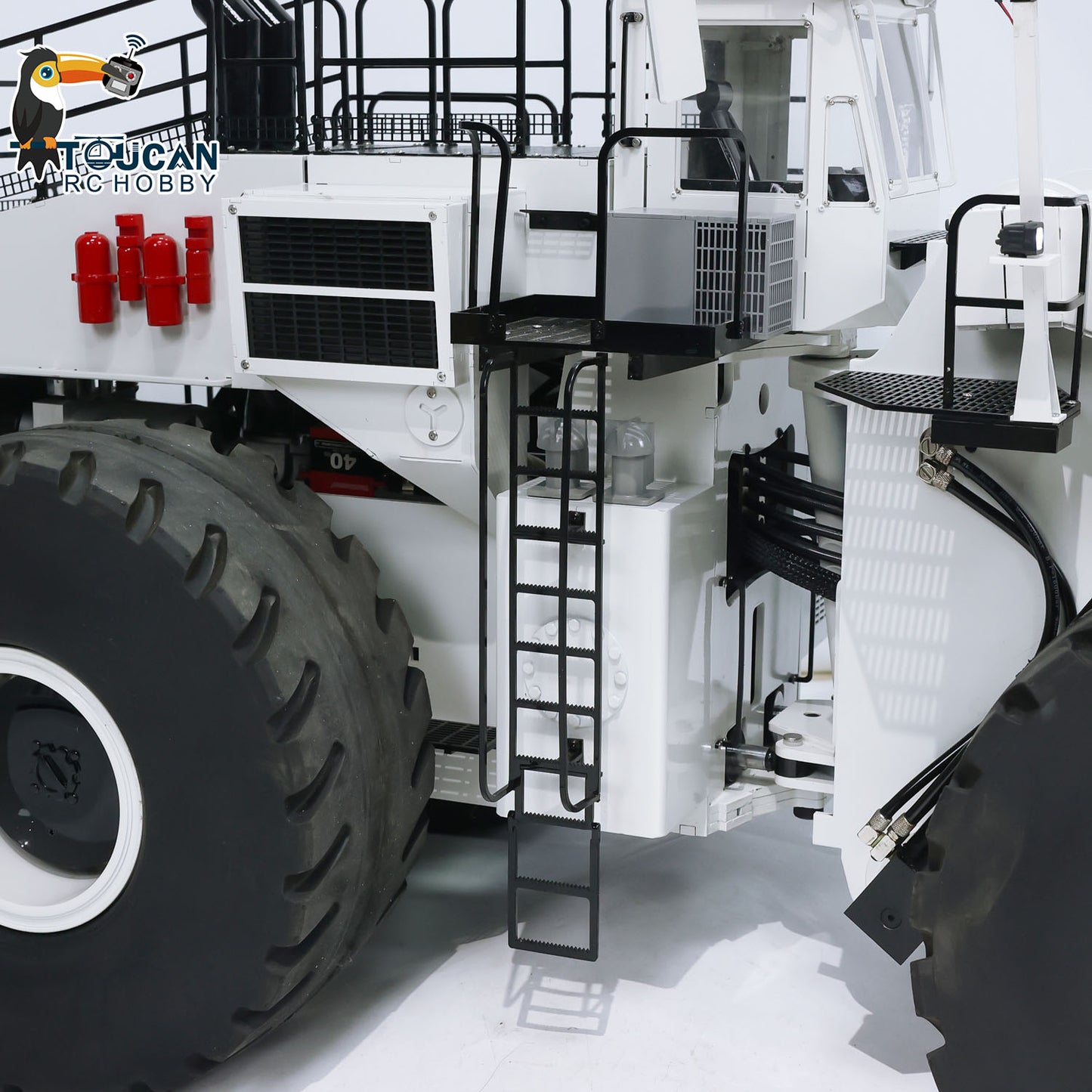 150KG! 1:14 RC Hydraulic Loader L2350 Heavy Duty RTR Radio Control Construction Vehicle with Sound Light Smoke
