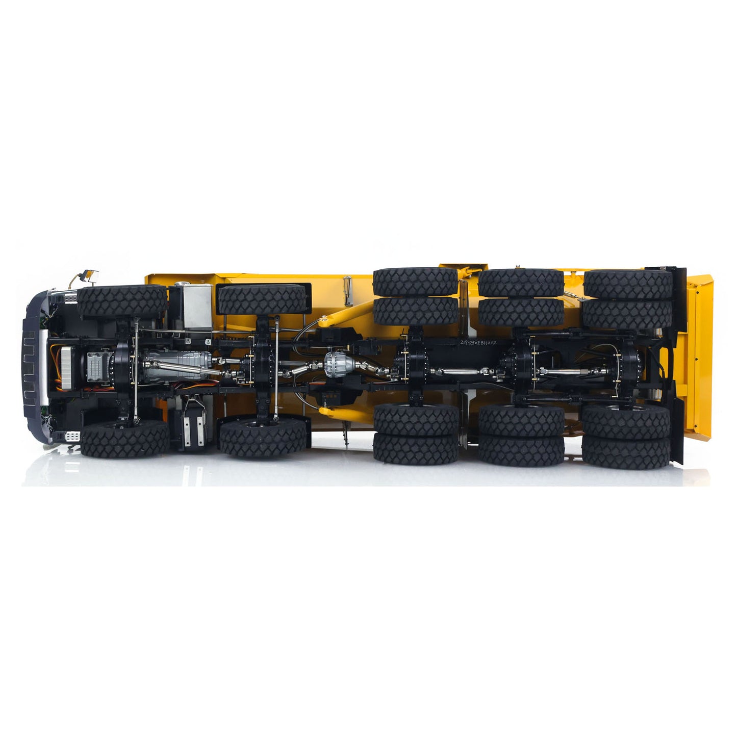 JDM 219 1/14 Metal Radio Controlled Hydraulic Dumper Truck 10X10 10X6 RC Tipper 3Speed Axles Transfer Case Differential Locks