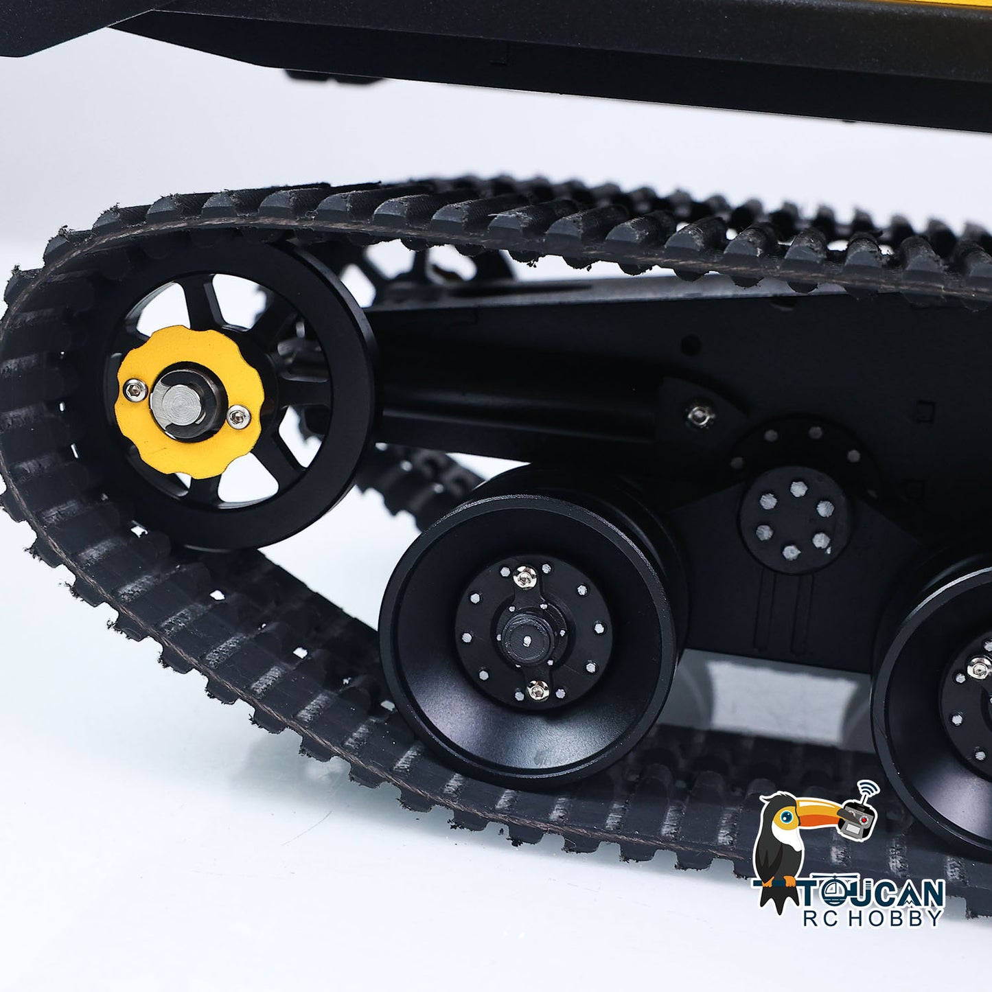 RTR 1/14 RC Hydraulic Crawler Dump Truck T14R Metal Radio Control Tracked Tipper Engineering Vehicle ST8 Lights Sounds Battery Constraction Car