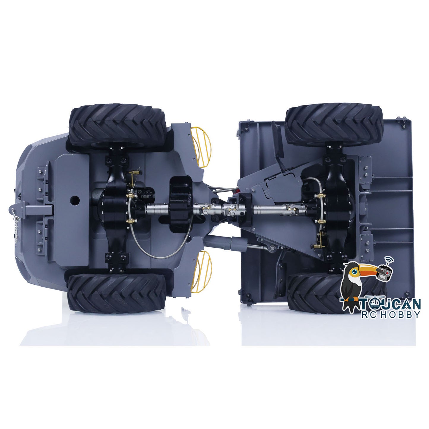 LESU Metal 4x4 1/14 RC Hydraulic Dumper Car 6MDX-B Tipper Trucks Emulated Remote Control Contruction Vehicle DIY Model