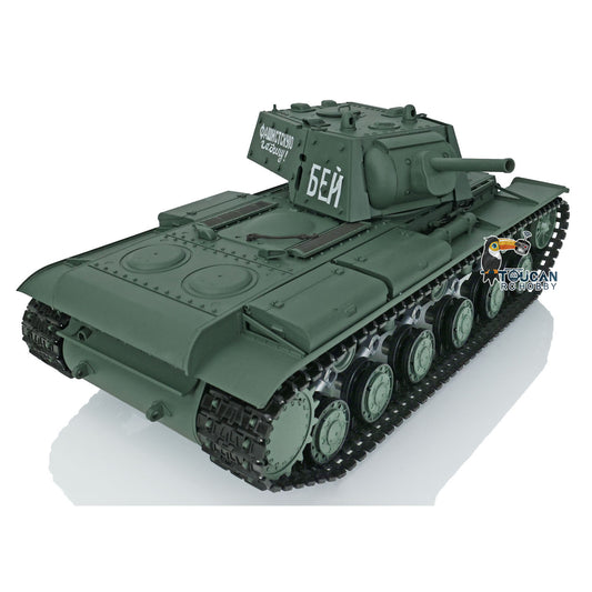 US STOCK Second Hand 2.4G Henglong 1/16 Scale 7.0 Plastic Ver Soviet KV-1 RTR RC Tank Model 3878