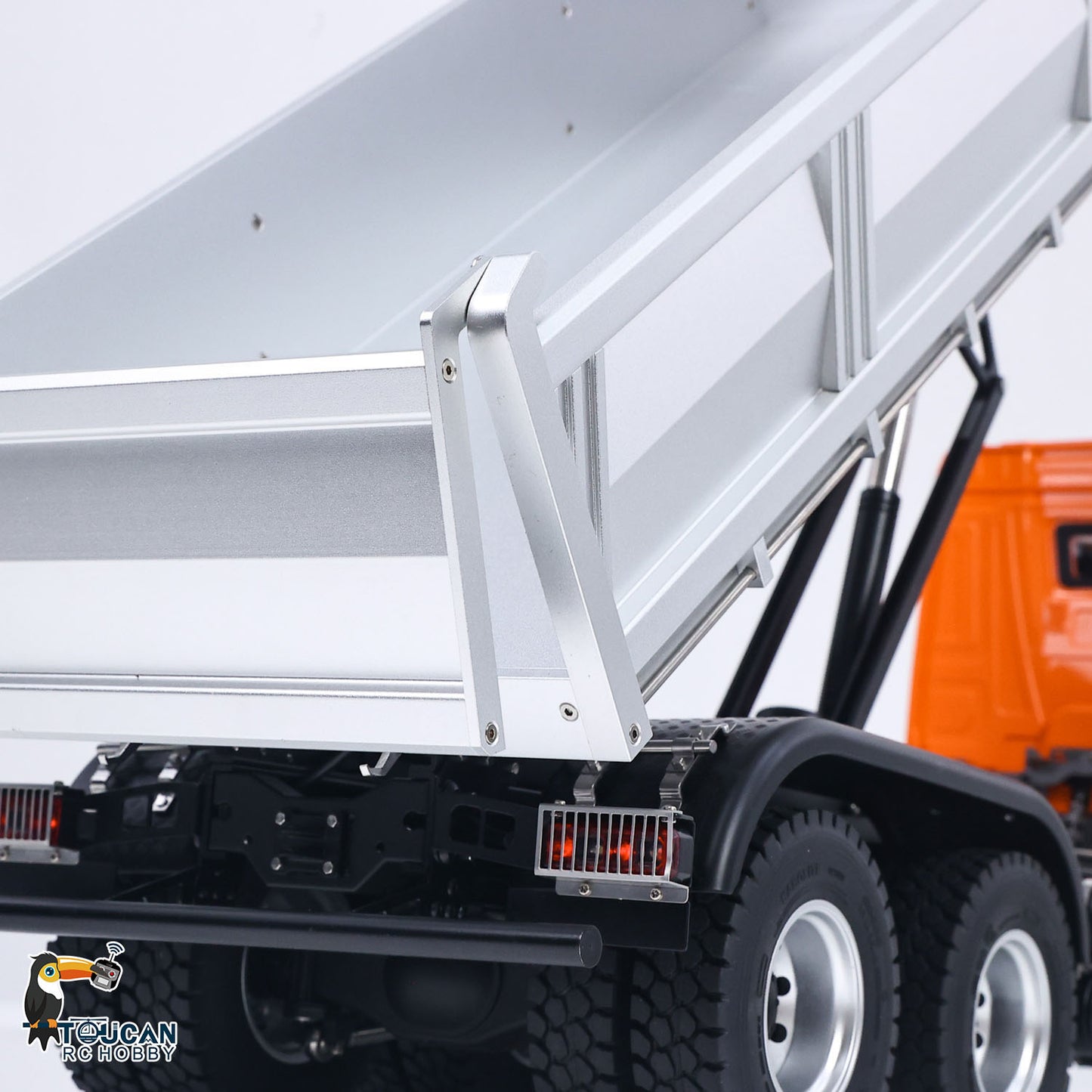 RTR Kabolite 8X8 1/14 RC Dump Truck K5703 Electric Lifting Remote Control Tipper Model 2Speed Gearbox Lights Sound System