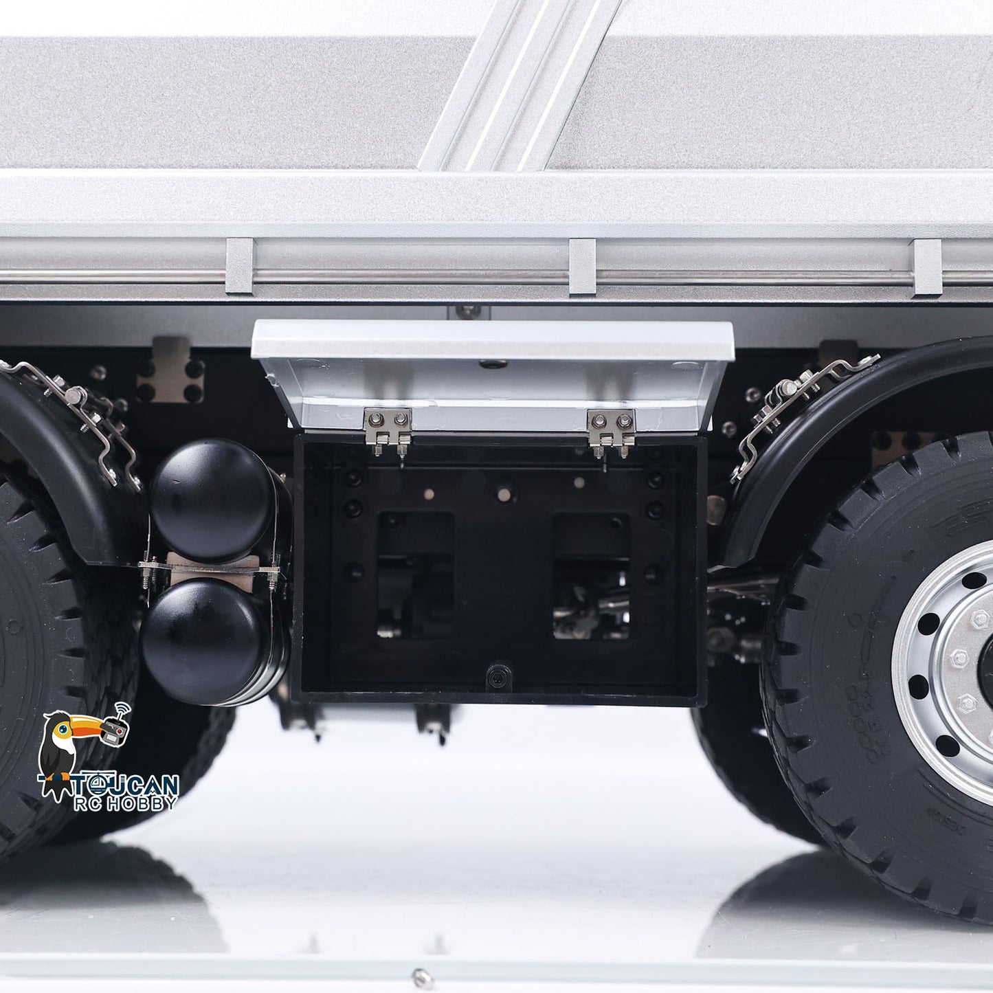 US STOCK Kabolite 1/14 Electric RC Dump Truck K5703 8X8 Remote Control Tipper Model 2Speed Transmission Lights Sounds Battery Charger