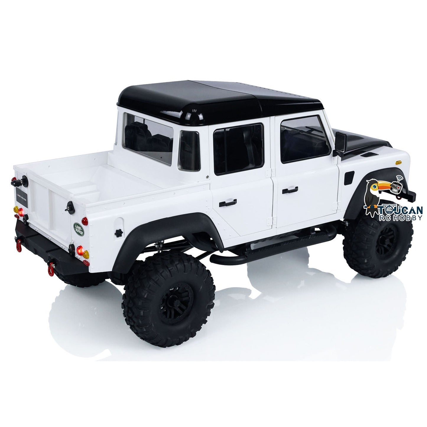 Double E 1/8 RC Pickup 4WD E102-003 4x4 Radio Control Rock Crawler Car Hobby Model ESC Servo Ready to Run Painted Assembled