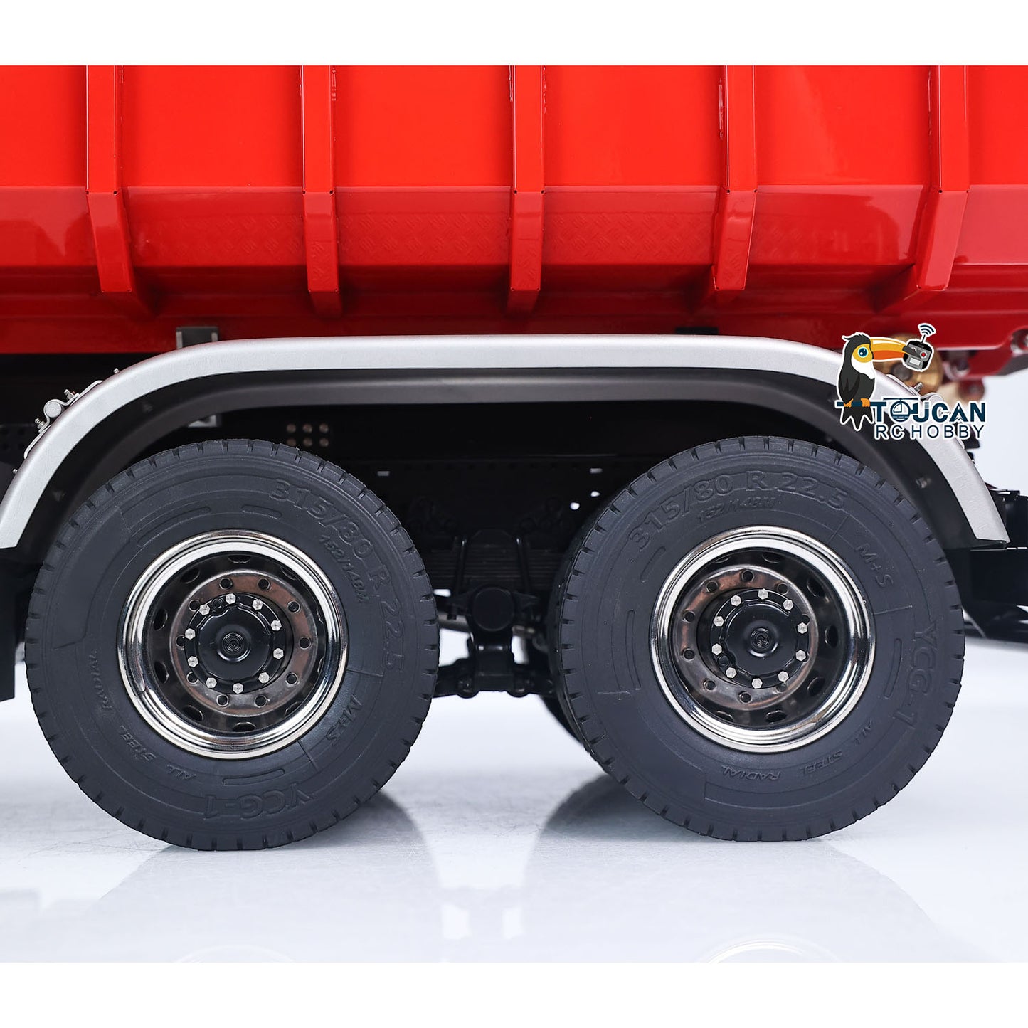 1/14 Metal RC Dump Truck 1838 8X8 Roll On Off Dumper Hydraulic Tipper Car 2-Way Valve 3-Speed Gearbox Differential Locks Light Sound
