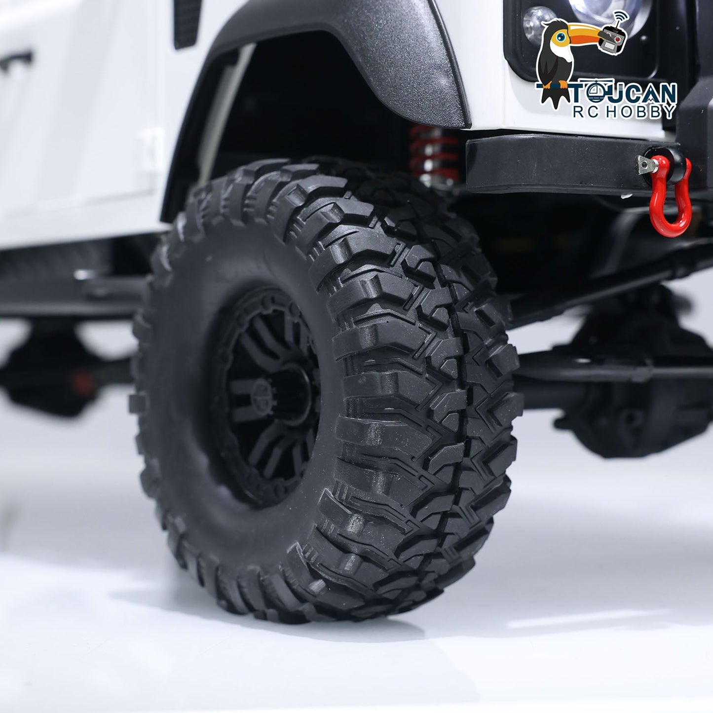 Double E 1/8 RC Pickup 4WD E102-003 4x4 Radio Control Rock Crawler Car Hobby Model ESC Servo Ready to Run Painted Assembled